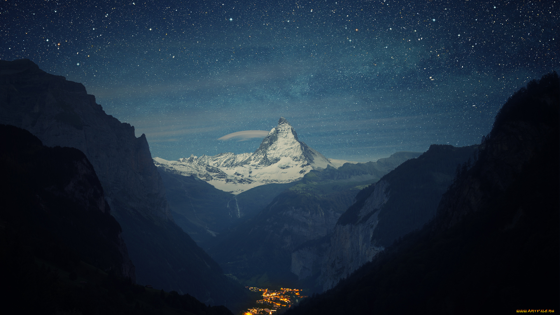 matterhorn, switzerland, природа, горы, lauterbrunnen, valley, alps, долина, лаутербруннен, швейцария, гора, маттерхорн