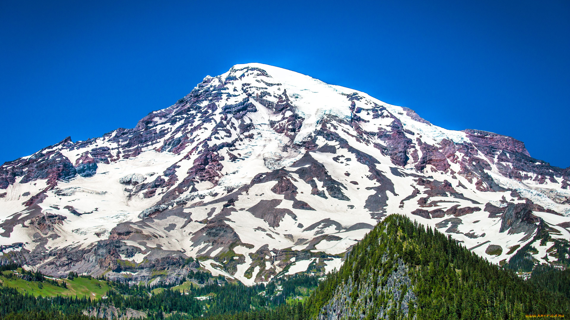 mount, rainier, national, park, washington, природа, горы, национальный, парк, маунт-рейнир, вулкан, рейнир