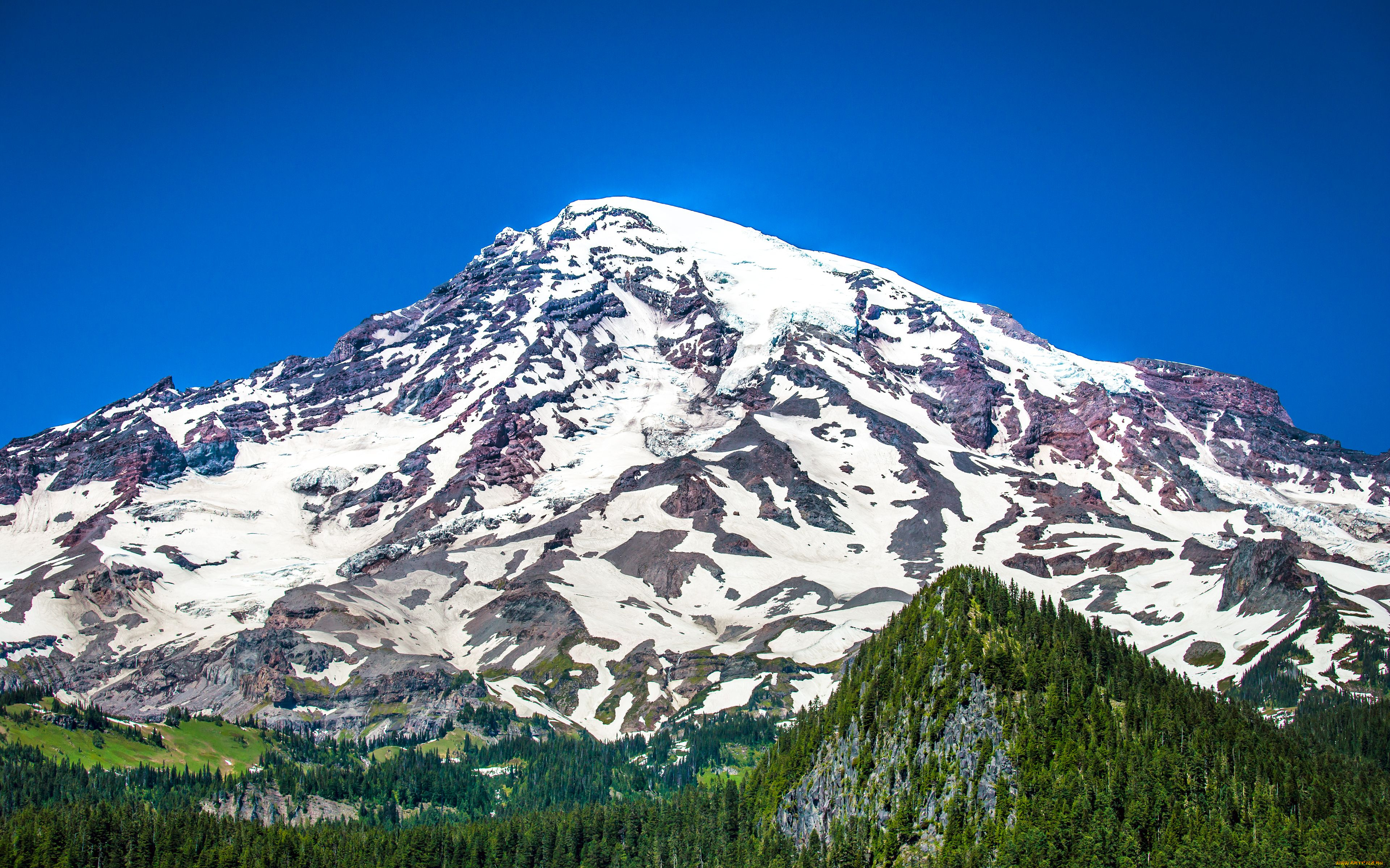 mount, rainier, national, park, washington, природа, горы, национальный, парк, маунт-рейнир, вулкан, рейнир