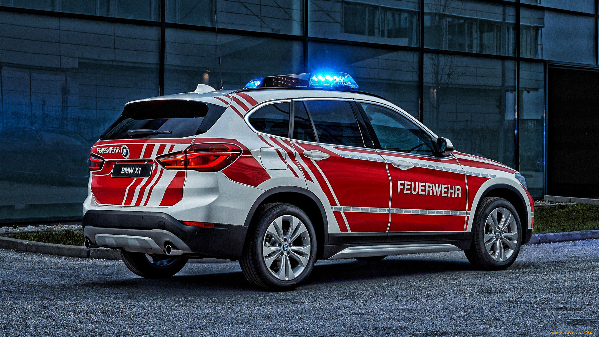 2019, bmw, x1, автомобили, bmw, специальные, немецкая, спасательная, служба, пожарный, автомобиль, 2019, x1, feuerwehr, f48