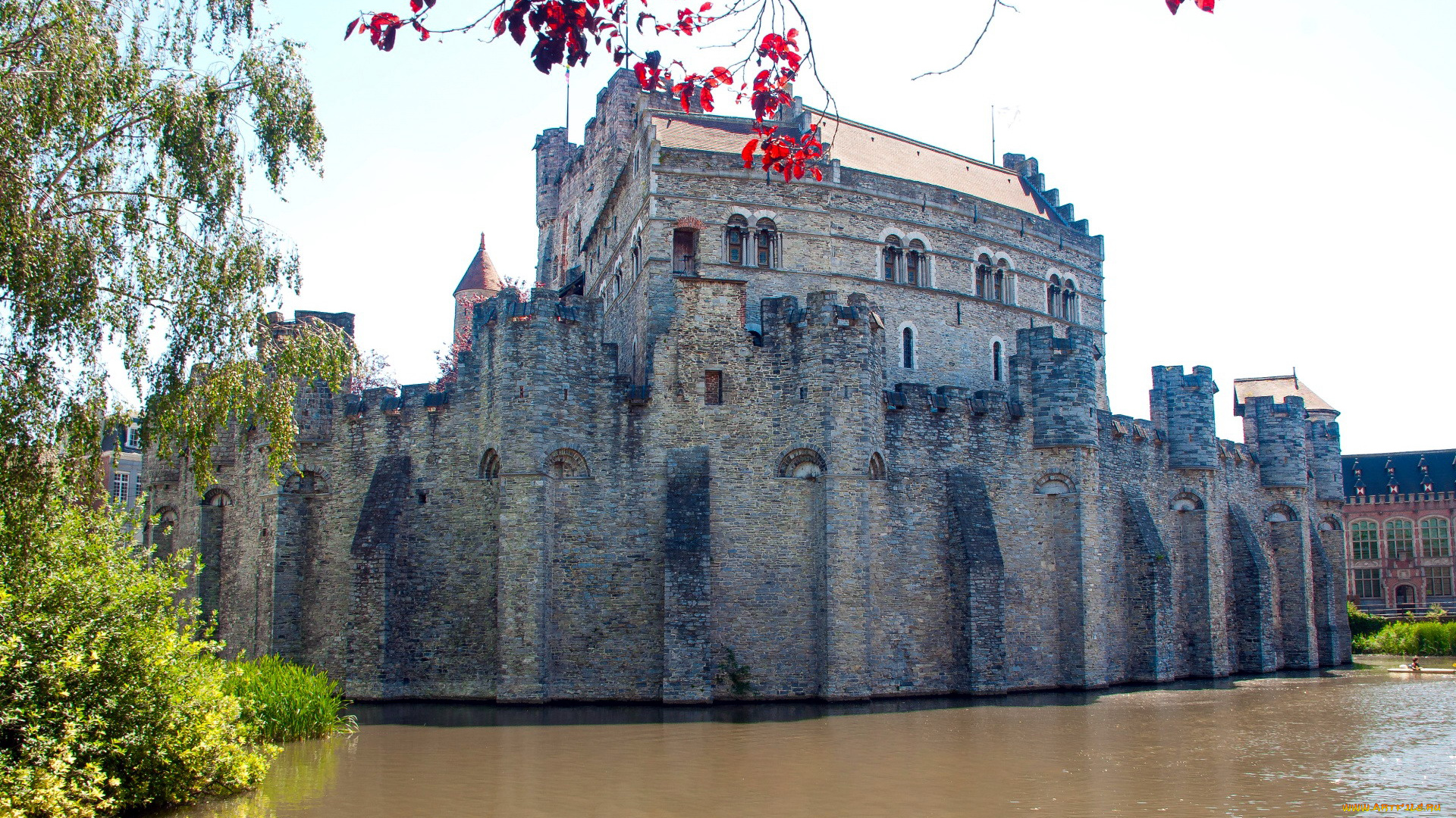 gravensteen, castle, belgium, города, замки, бельгии, gravensteen, castle