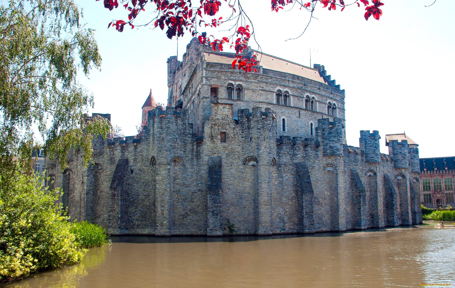 gravensteen, castle, belgium, города, замки, бельгии, gravensteen, castle