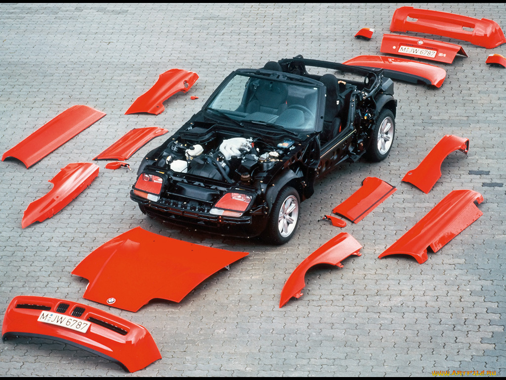 1988, 1991, bmw, z1, deconstructed, автомобили