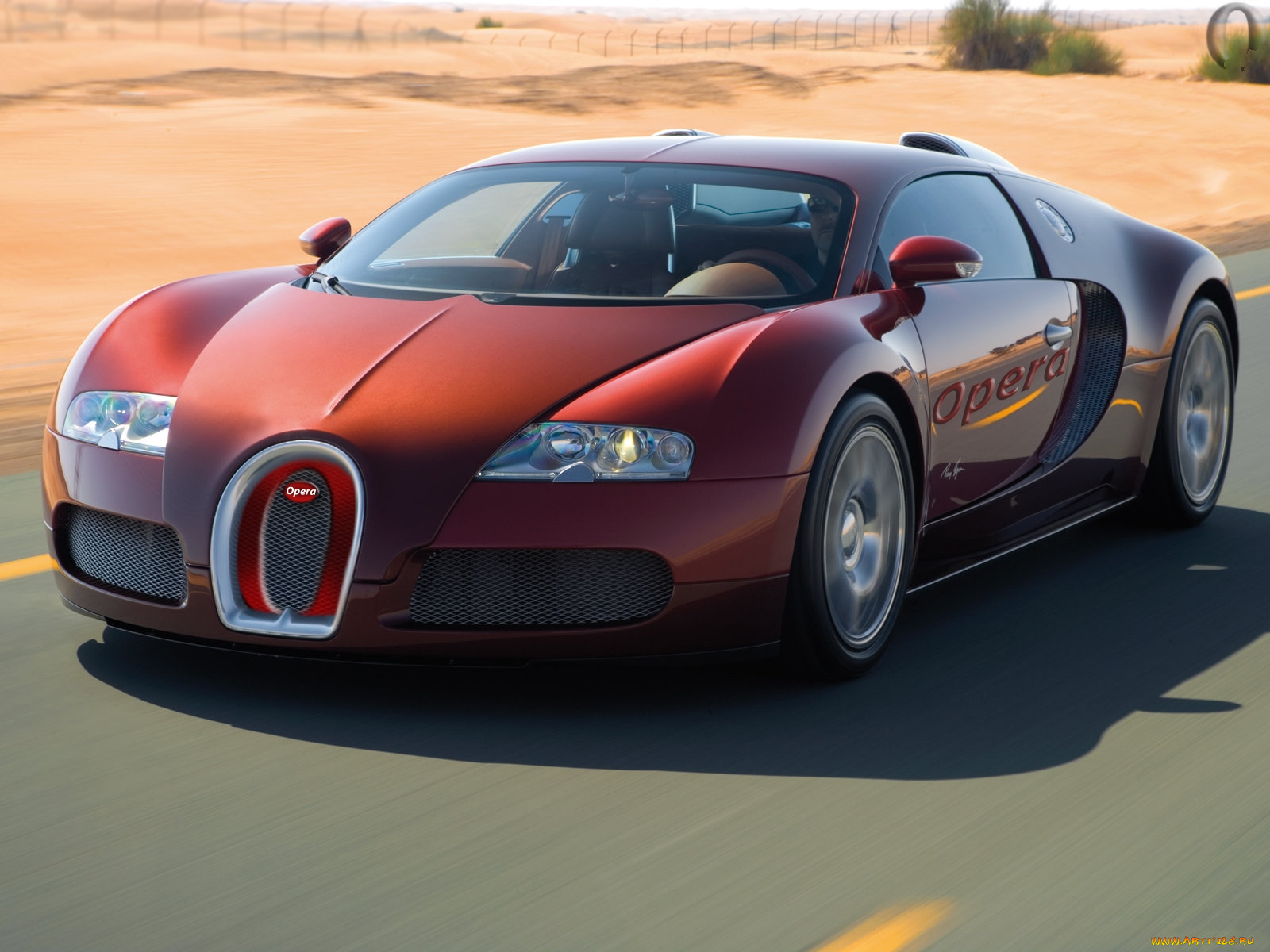 bugatti, veyron, 2009, компьютеры, opera