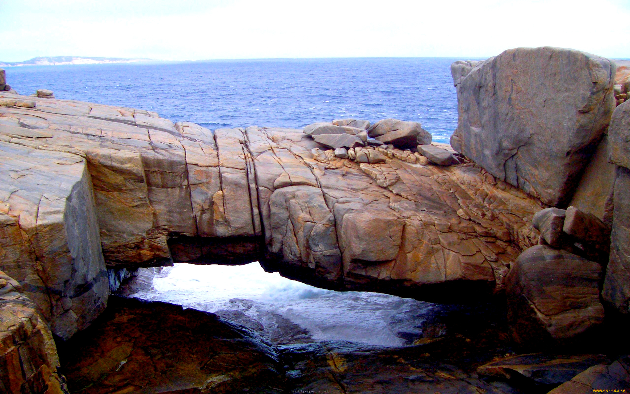 rocky, arch, природа, побережье, камни, море, арка