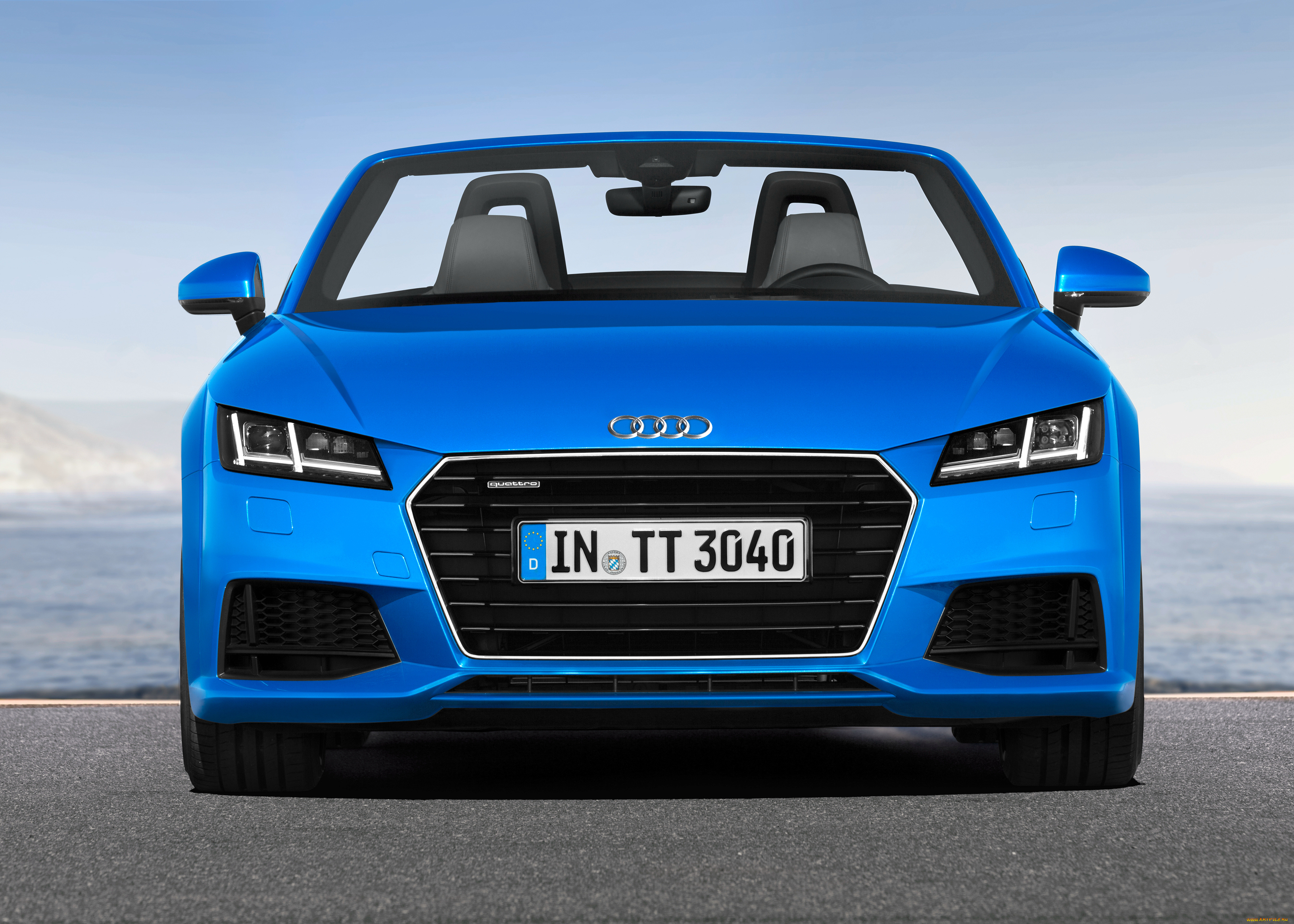 автомобили, audi, tt, s-line, quattro, tfsi, 2-0, roadster, синий, 2014г, 8s