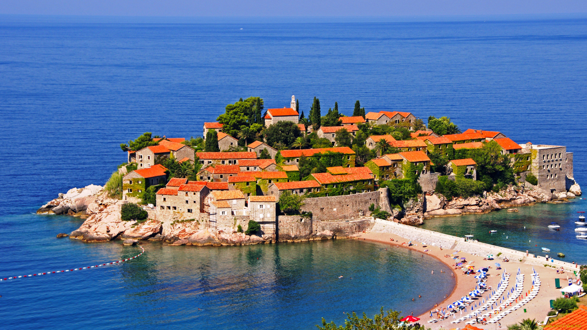 sveti, stefan, peninsula, , montenegro, города, -, панорамы, гостиничный, остров, побережье, комплккс