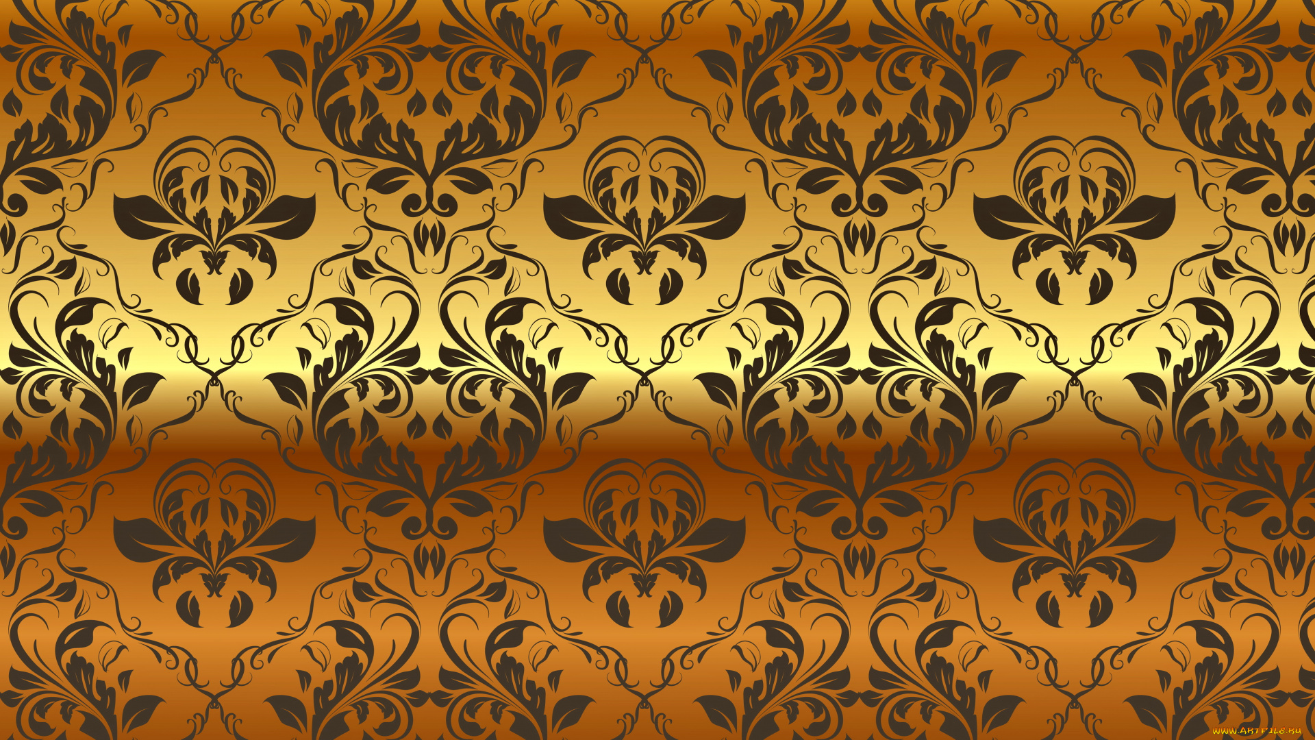 векторная, графика, другое, , other, vintage, золото, golden, background, vector, узор, орнамент, gradient, фон