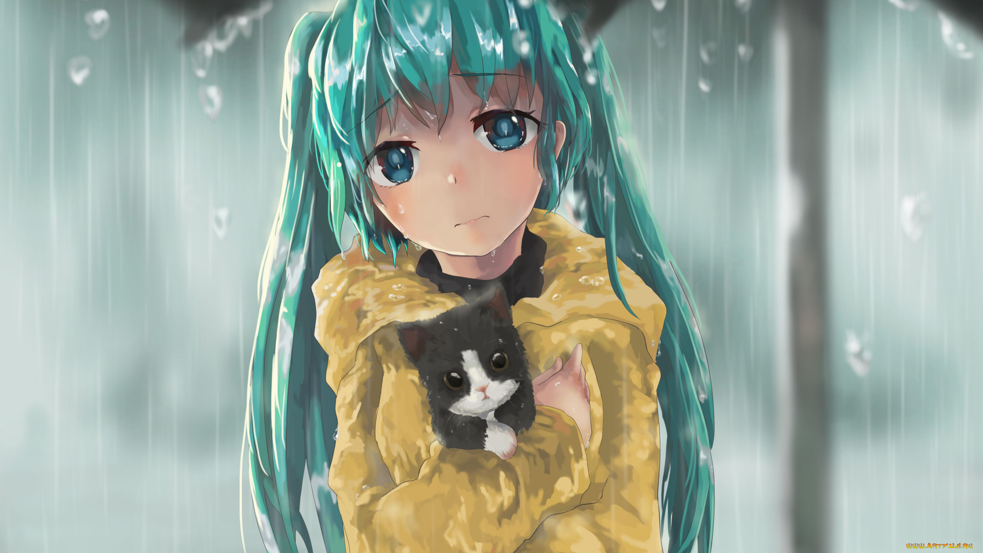 аниме, vocaloid, hatsune, miku