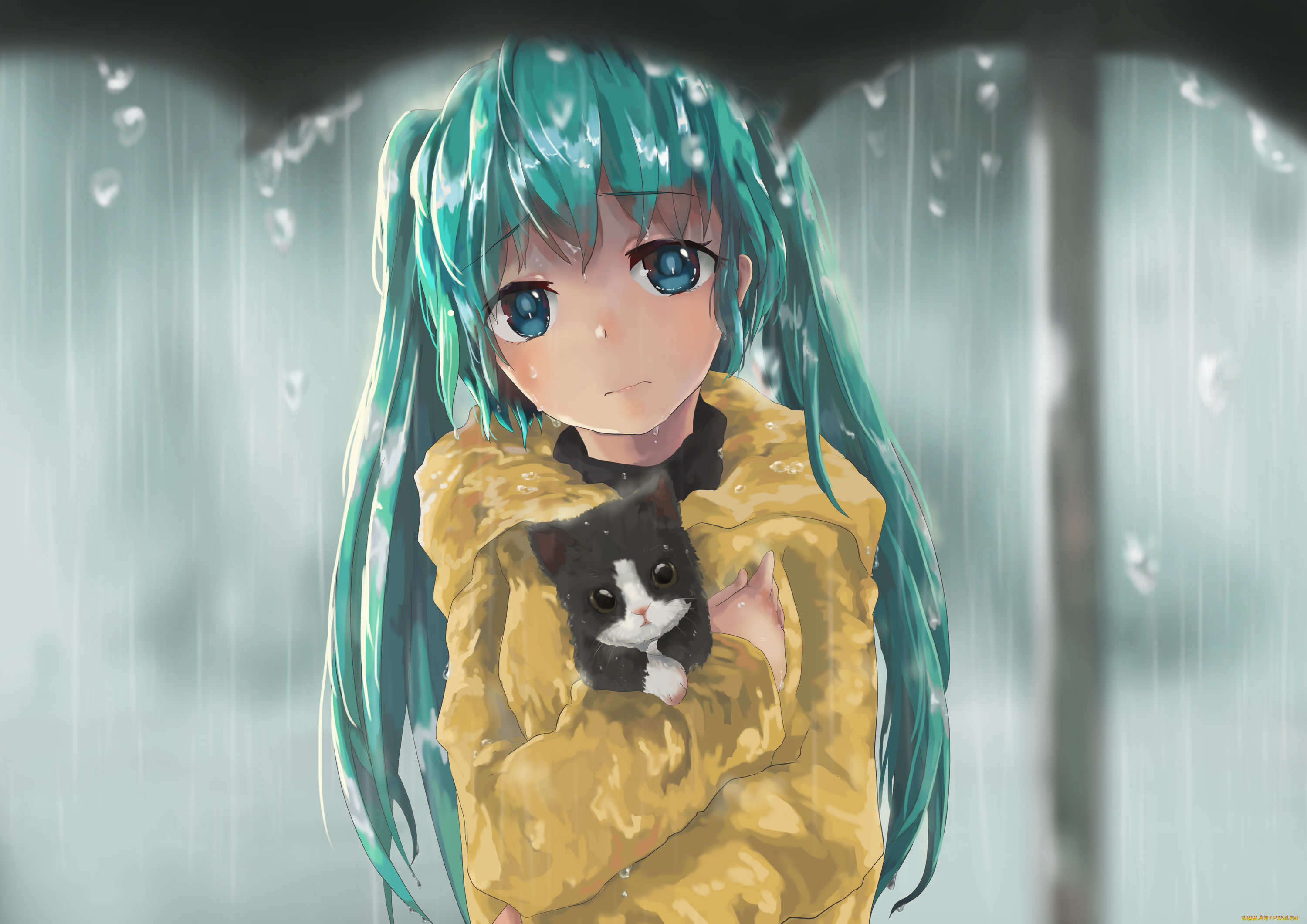 аниме, vocaloid, hatsune, miku