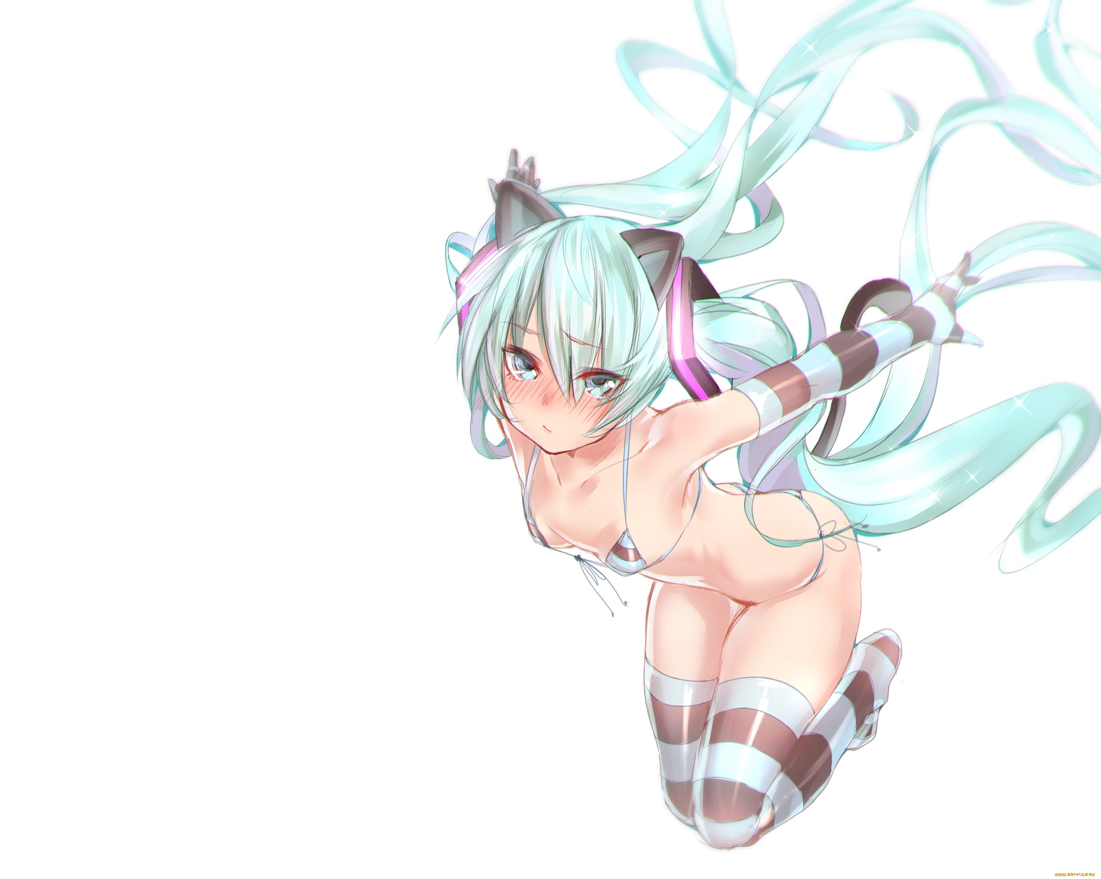 аниме, vocaloid, hatsune, miku