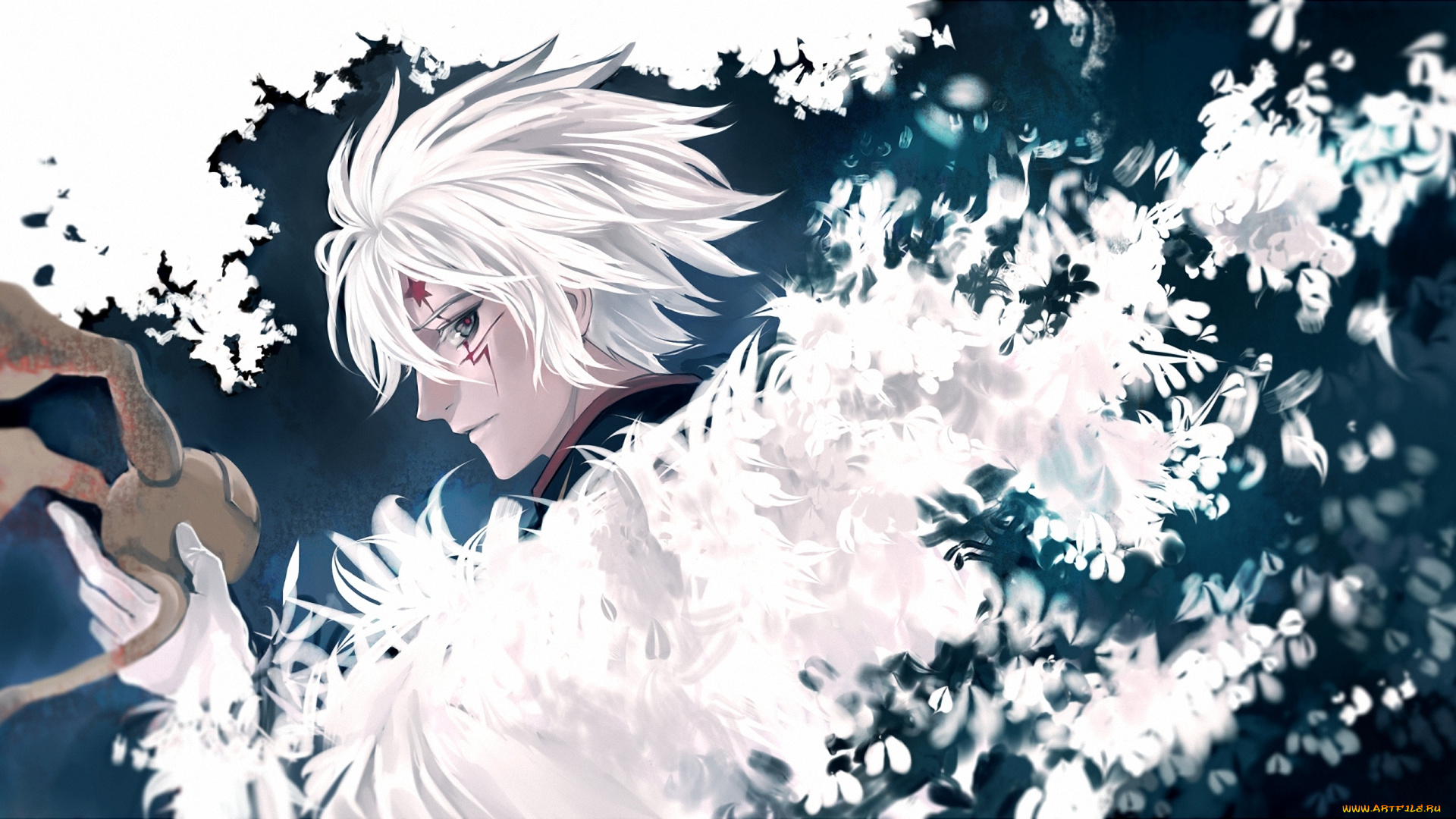 аниме, , gray-man, парень, walker, allen, воин, экзорцист