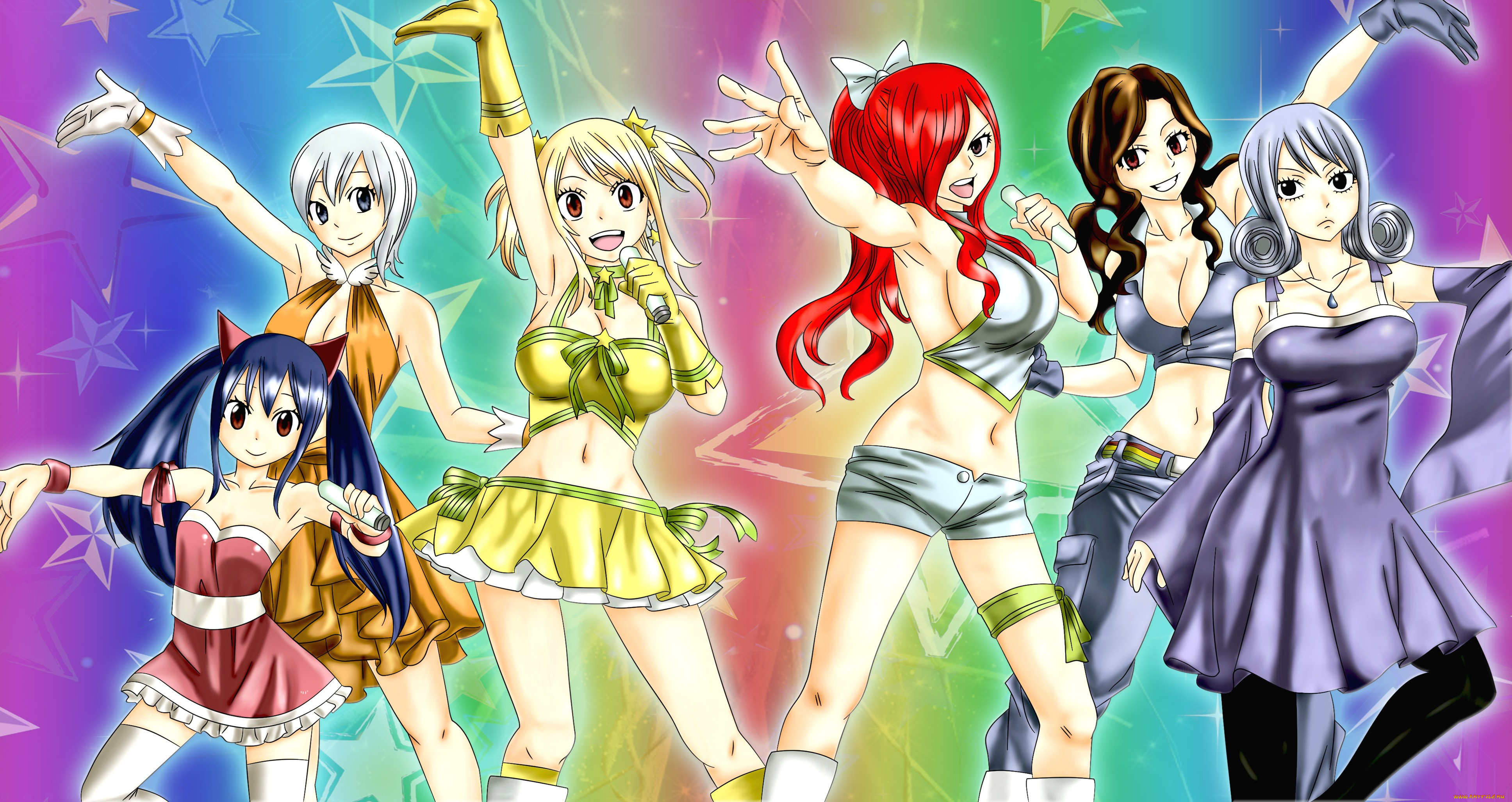 аниме, fairy, tail, bishojo, anime, big, mahou, japanese, asian, madoshi, oppai, fairy, tail, manga