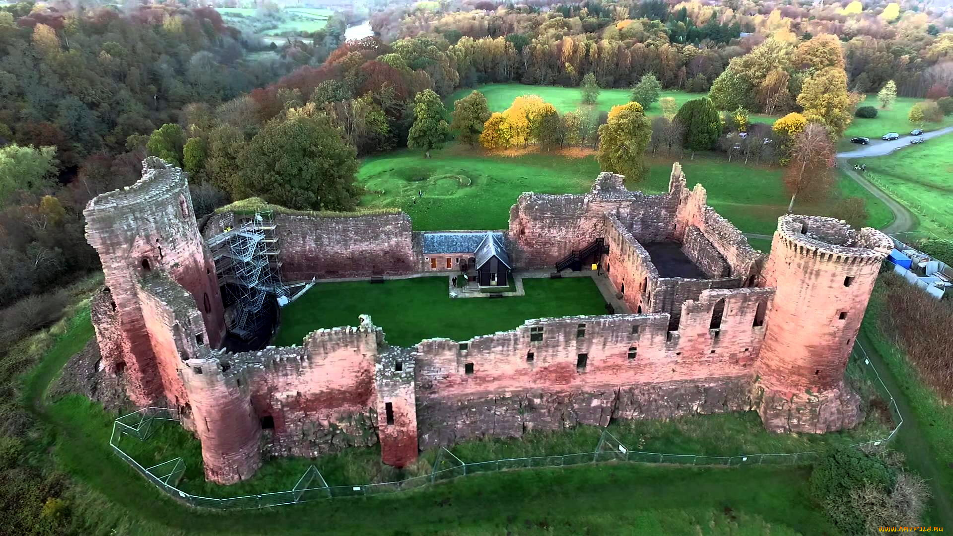 bothwell, castle, scotland, города, замки, англии, bothwell, castle