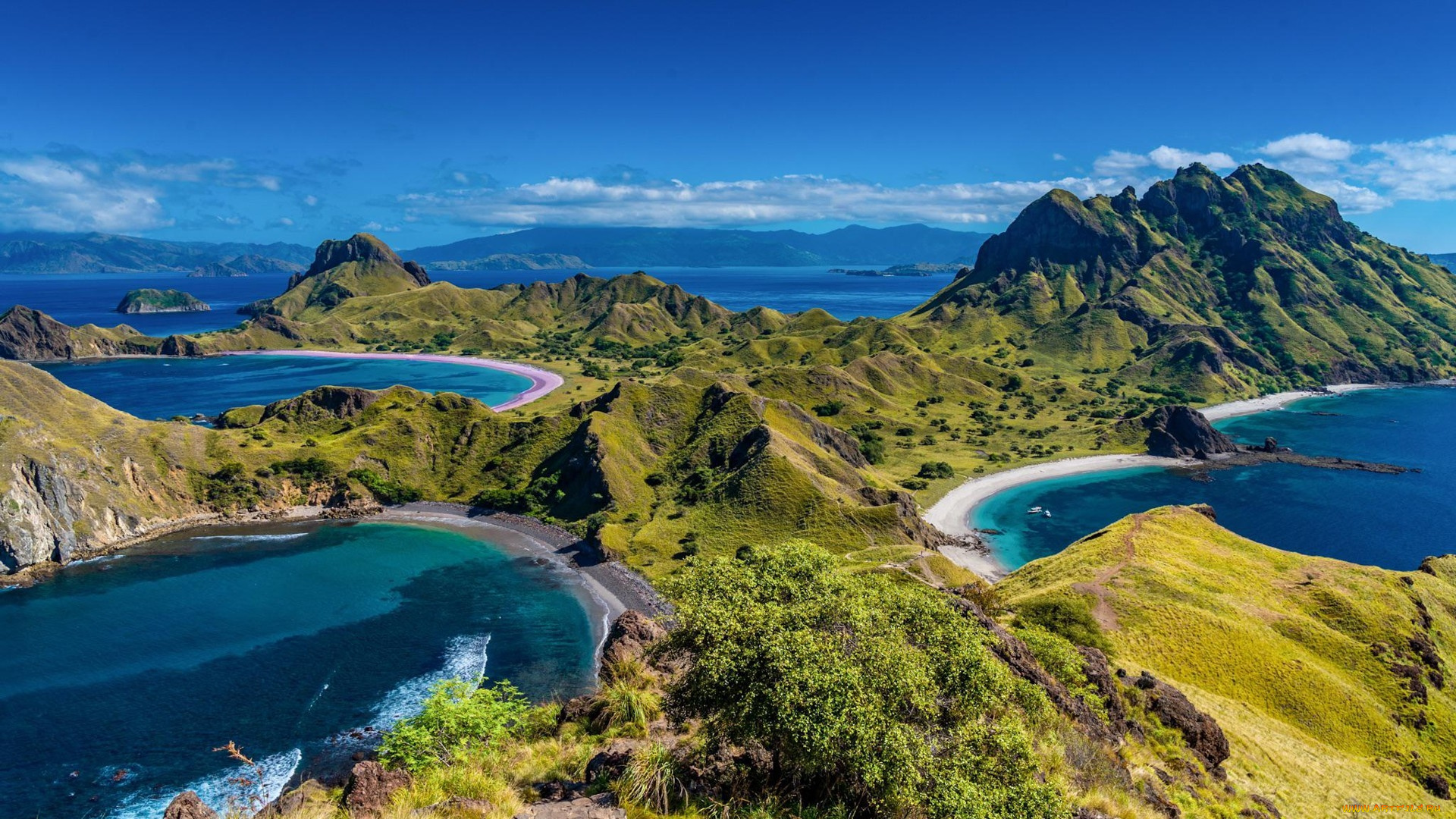 padar, island, komodo, national, park, indonesia, природа, побережье, padar, island, komodo, national, park