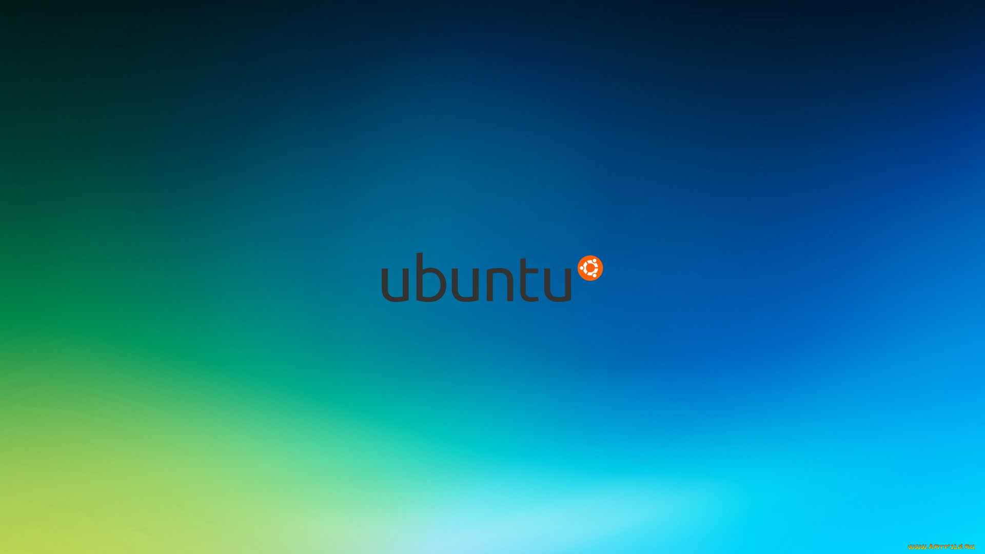 компьютеры, ubuntu, linux, голубой