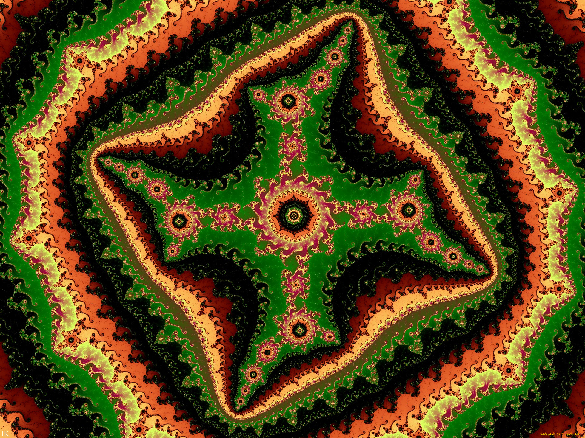 3д, графика, фракталы, , fractal, узор, фон, цвета