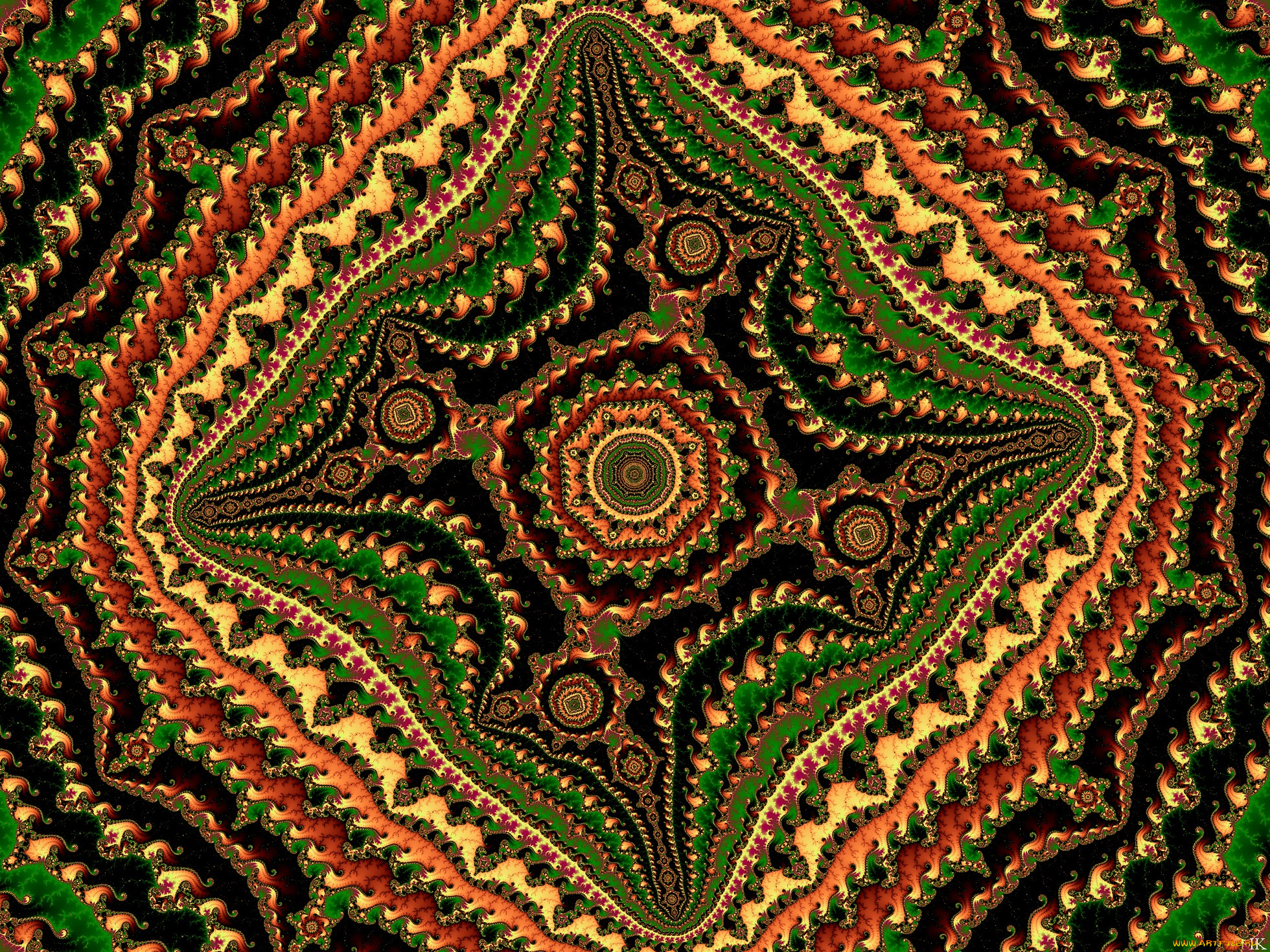 3д, графика, фракталы, , fractal, узор, фон, цвета