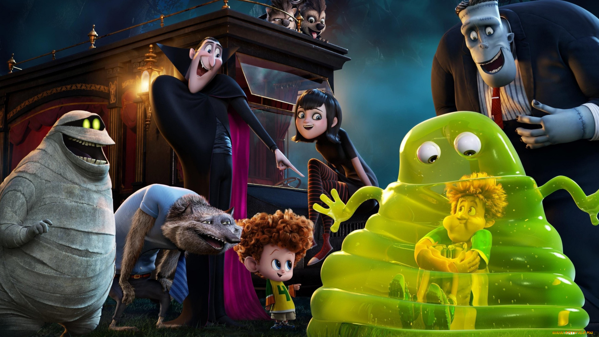 мультфильмы, -, , hotel, transylvania, 2, монстры, на, каникулах, monsters, on, vacation, 2