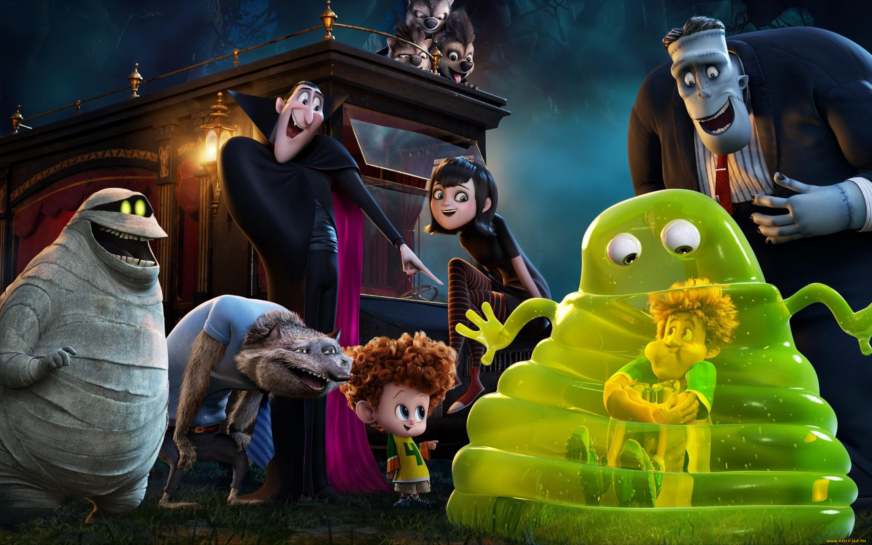 мультфильмы, -, , hotel, transylvania, 2, монстры, на, каникулах, monsters, on, vacation, 2