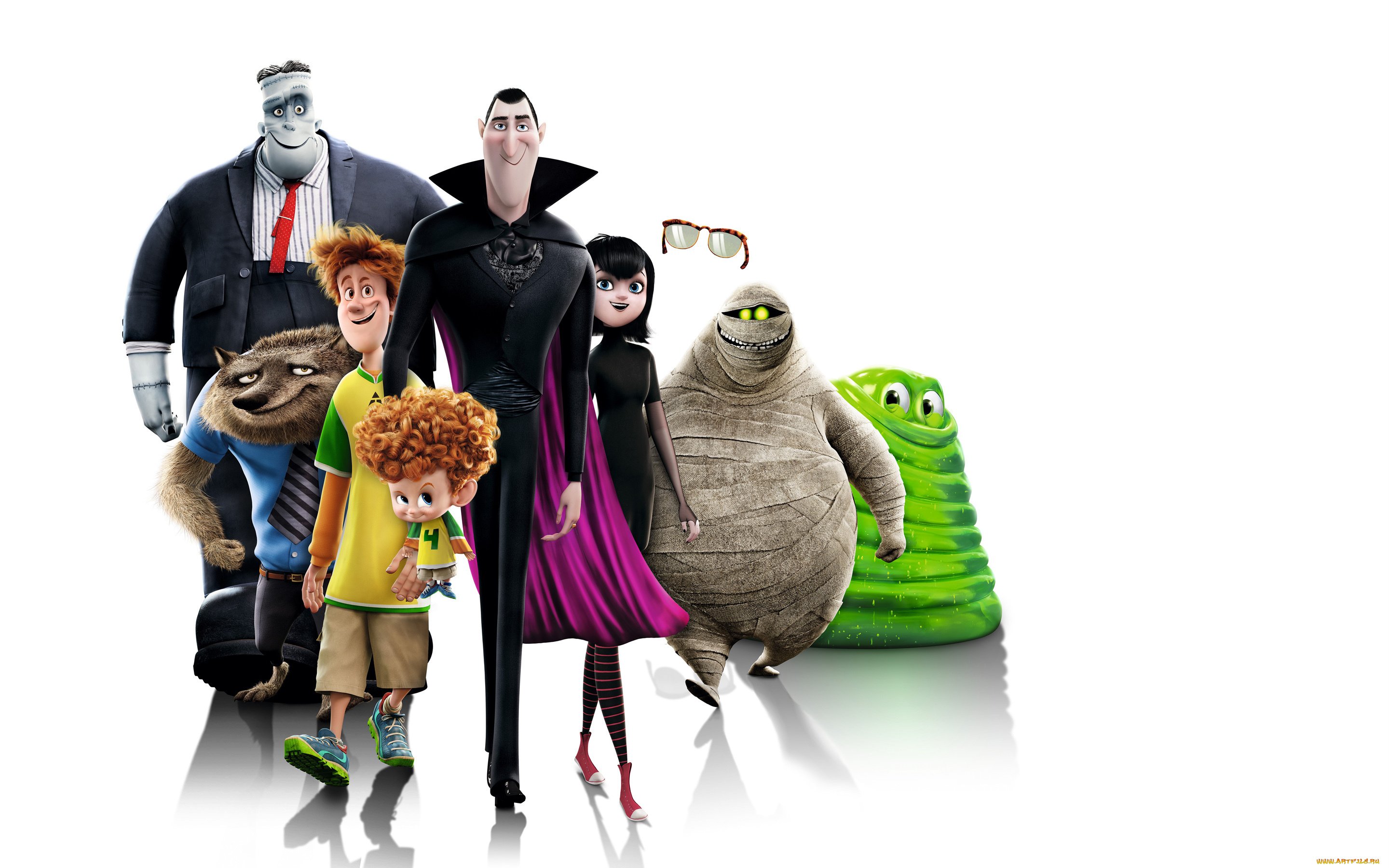 мультфильмы, hotel, transylvania, monsters, on, vacation, hotel, transylvania, 2, монстры, на, каникулах