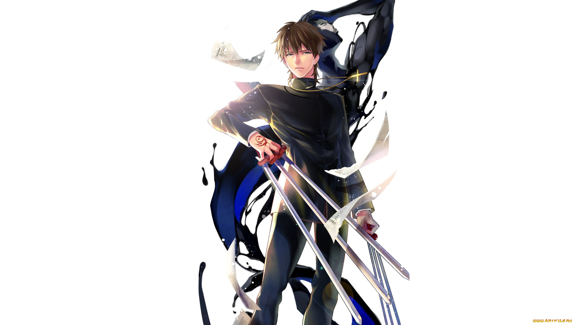 аниме, fate, zero, kotomine, kirei