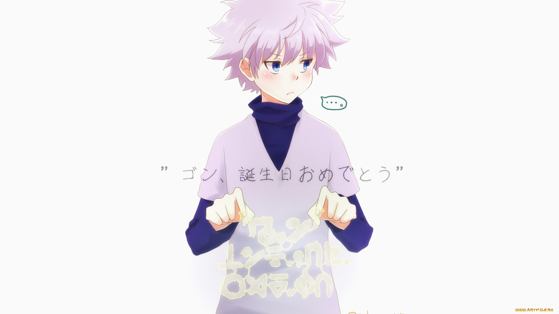 аниме, hunter, x, hunter, killua, zoldyck