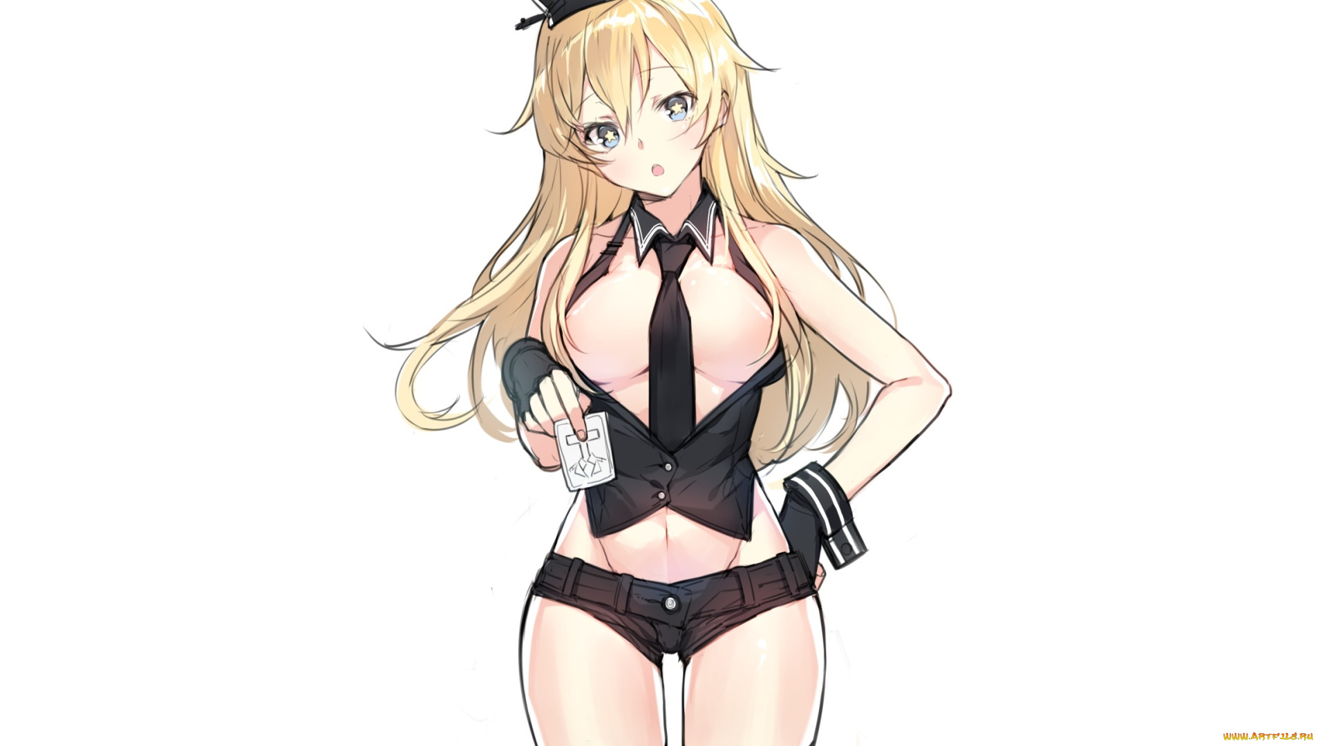 аниме, kantai, collection, iowa