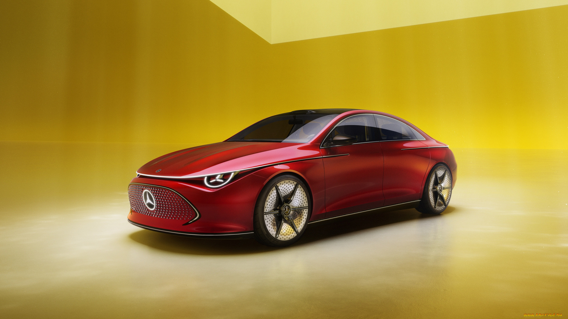 2023, mercedes-benz, cla, class, concept, автомобили, mercedes-benz, mercedes, benz, cla, class, concept, мерседес, красный