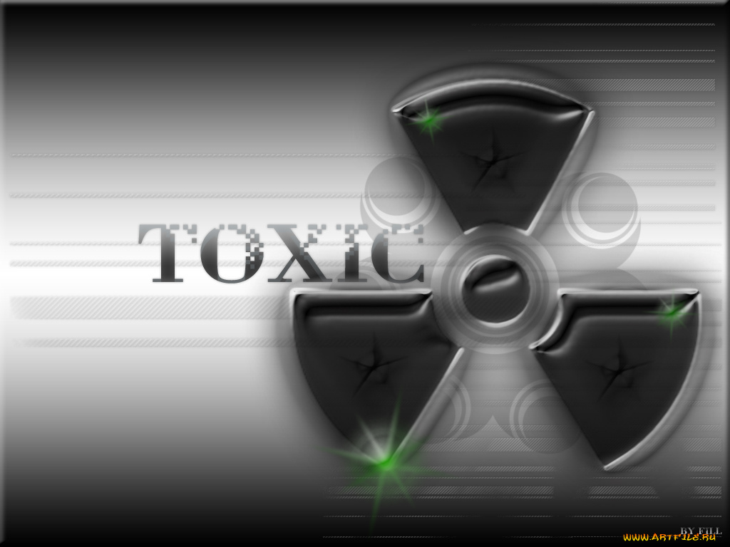 toxic, векторная, графика