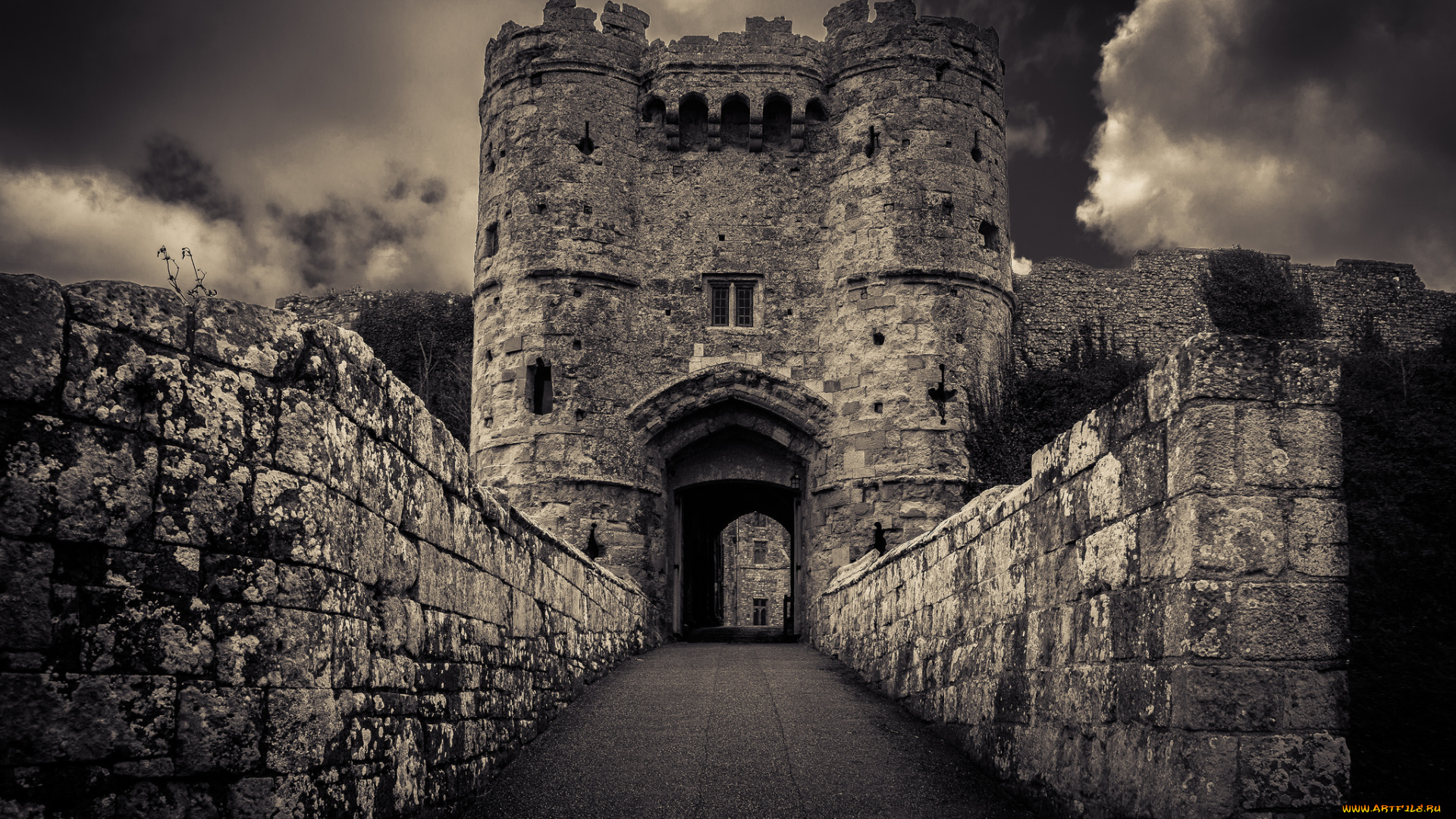 carisbrooke, castle, gate, города, дворцы, замки, крепости, ворота, стены, башни, замок