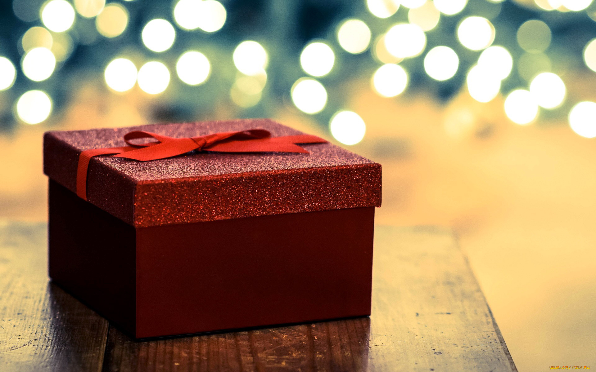 праздничные, подарки, коробочки, боке, коробка