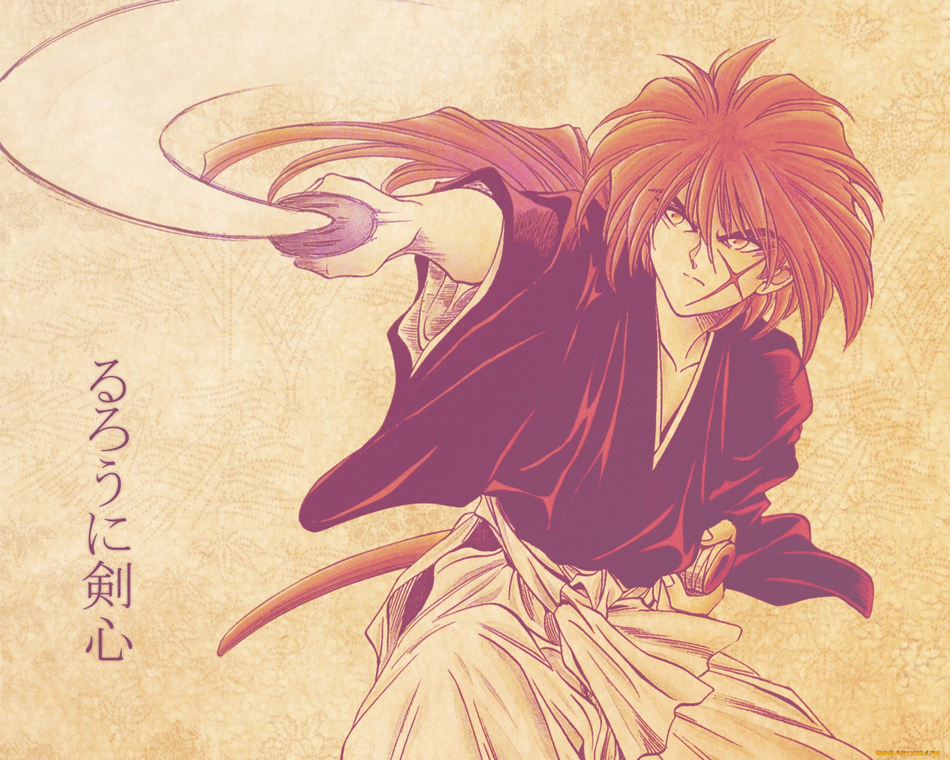 аниме, rurouni, kenshin, himura