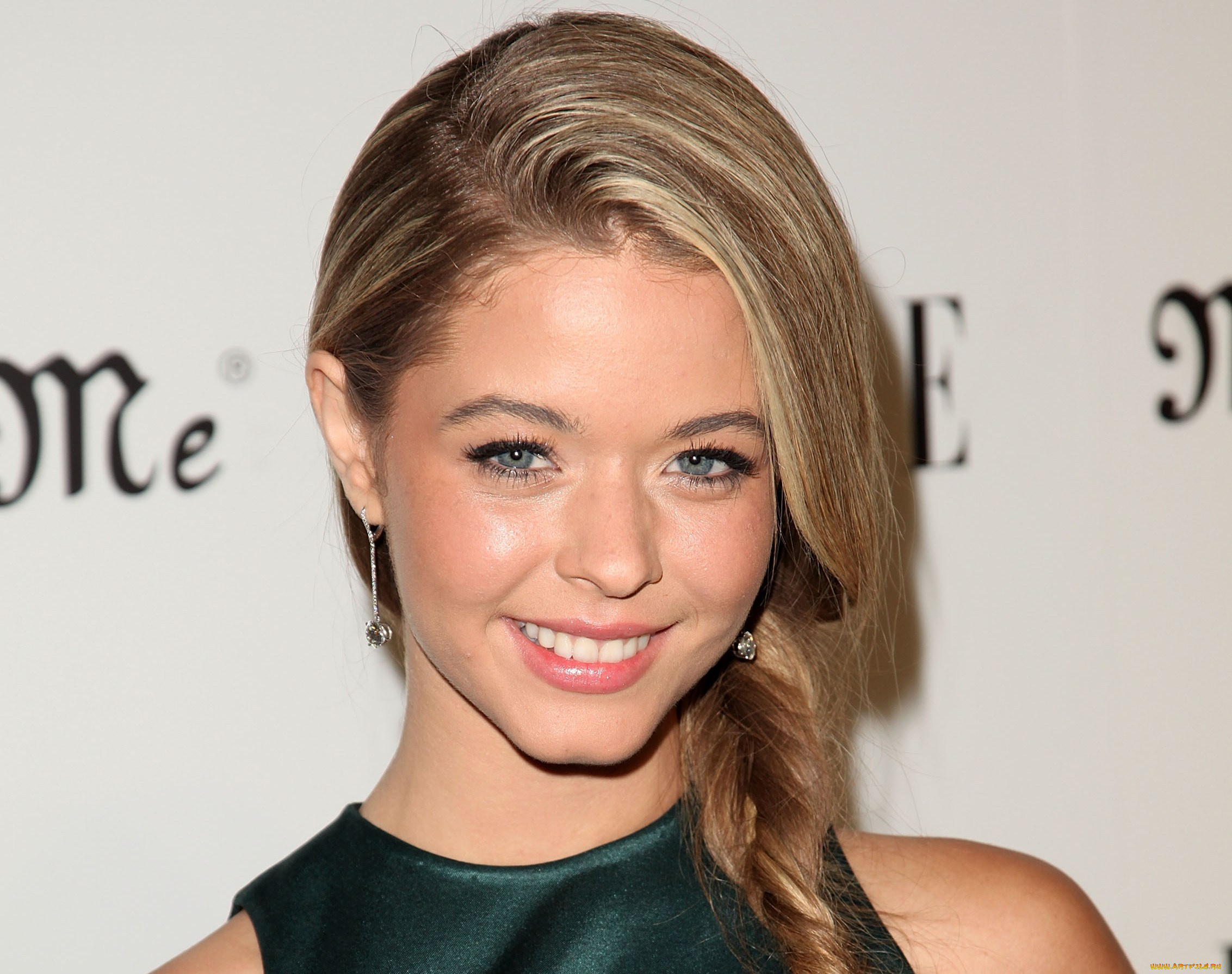 девушки, sasha, pieterse, улыбка, блондинка, лицо, актриса