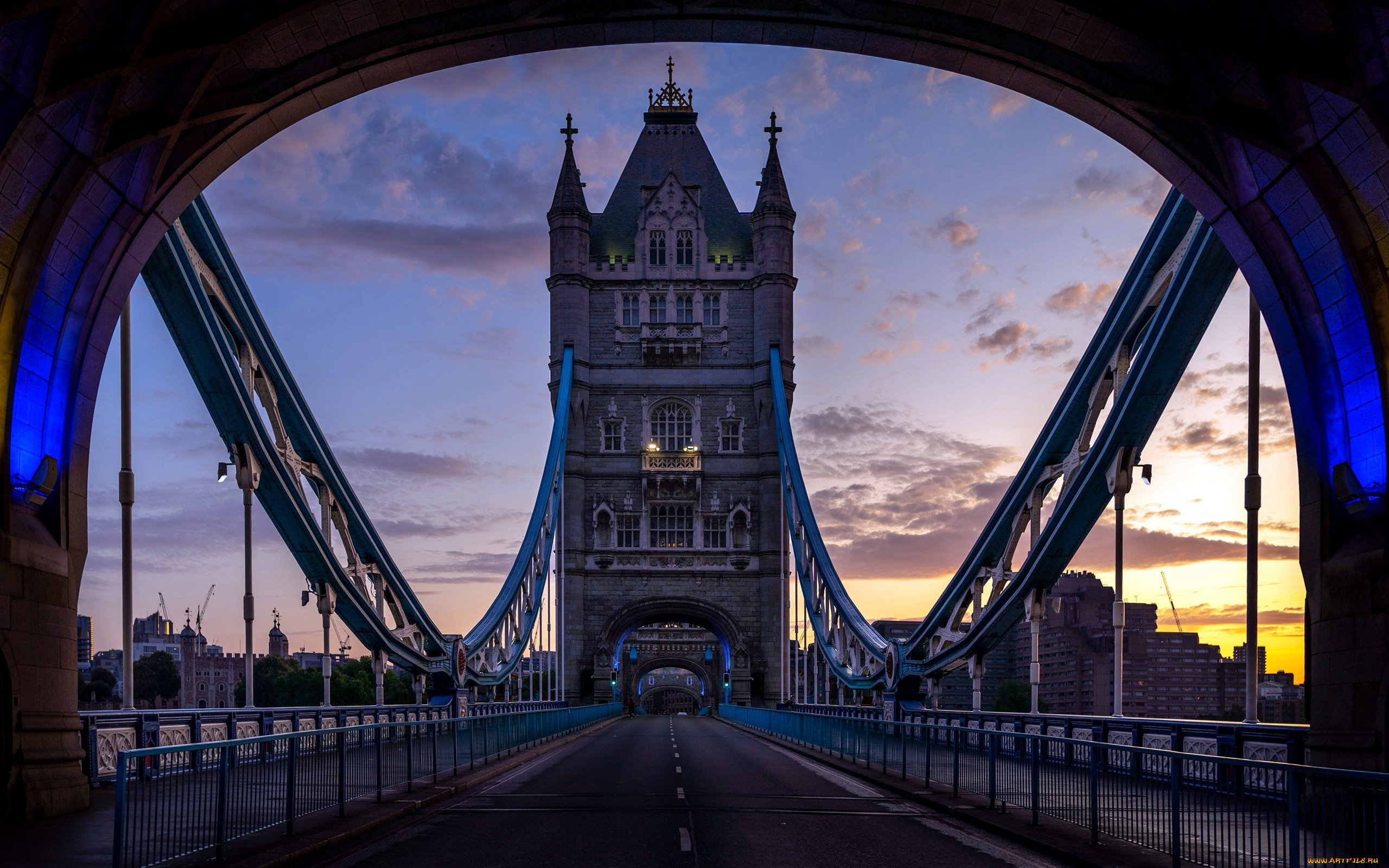 города, лондон, , великобритания, tower, bridge