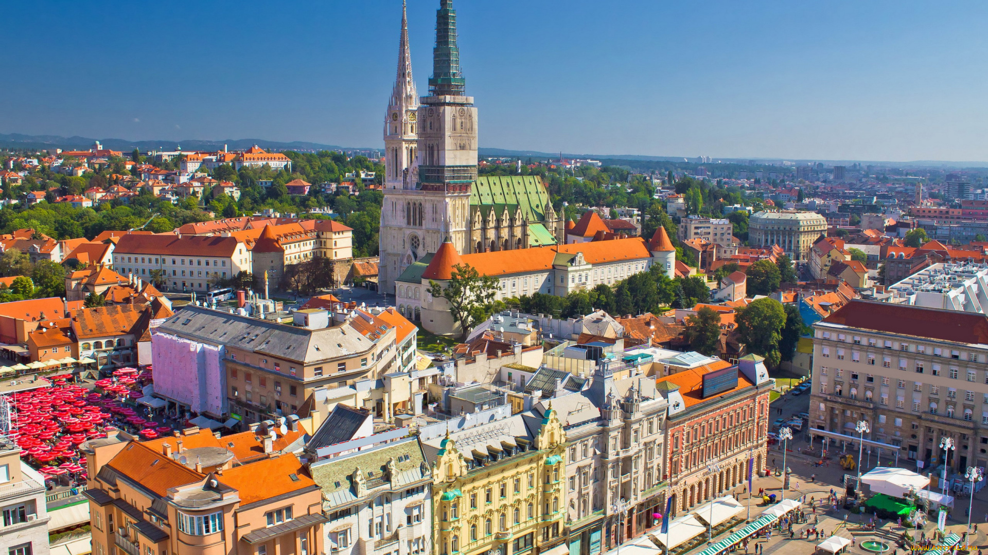 zagreb, croatia, города, -, столицы, государств