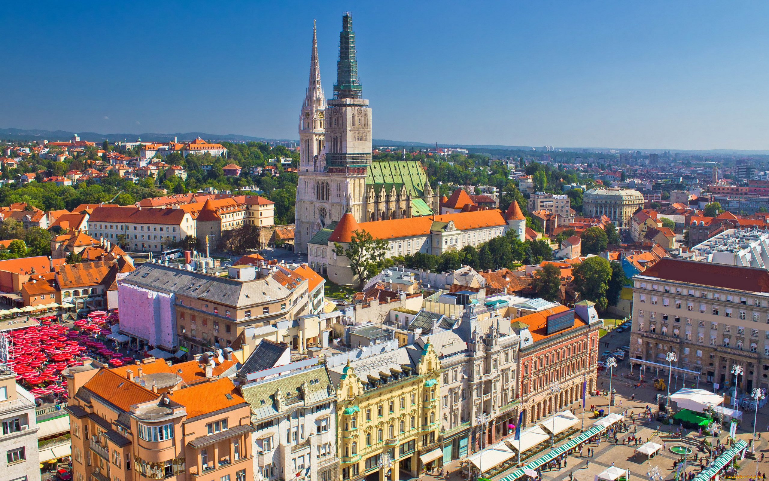 zagreb, croatia, города, -, столицы, государств