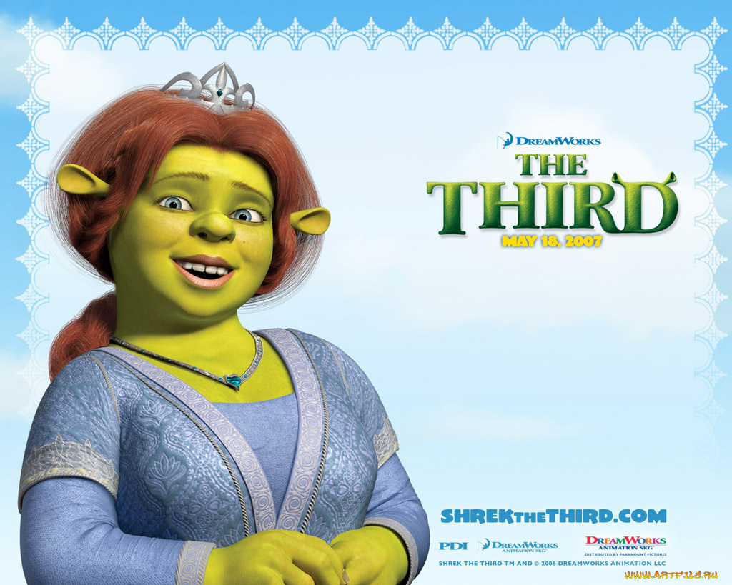 мультфильмы, shrek, the, third