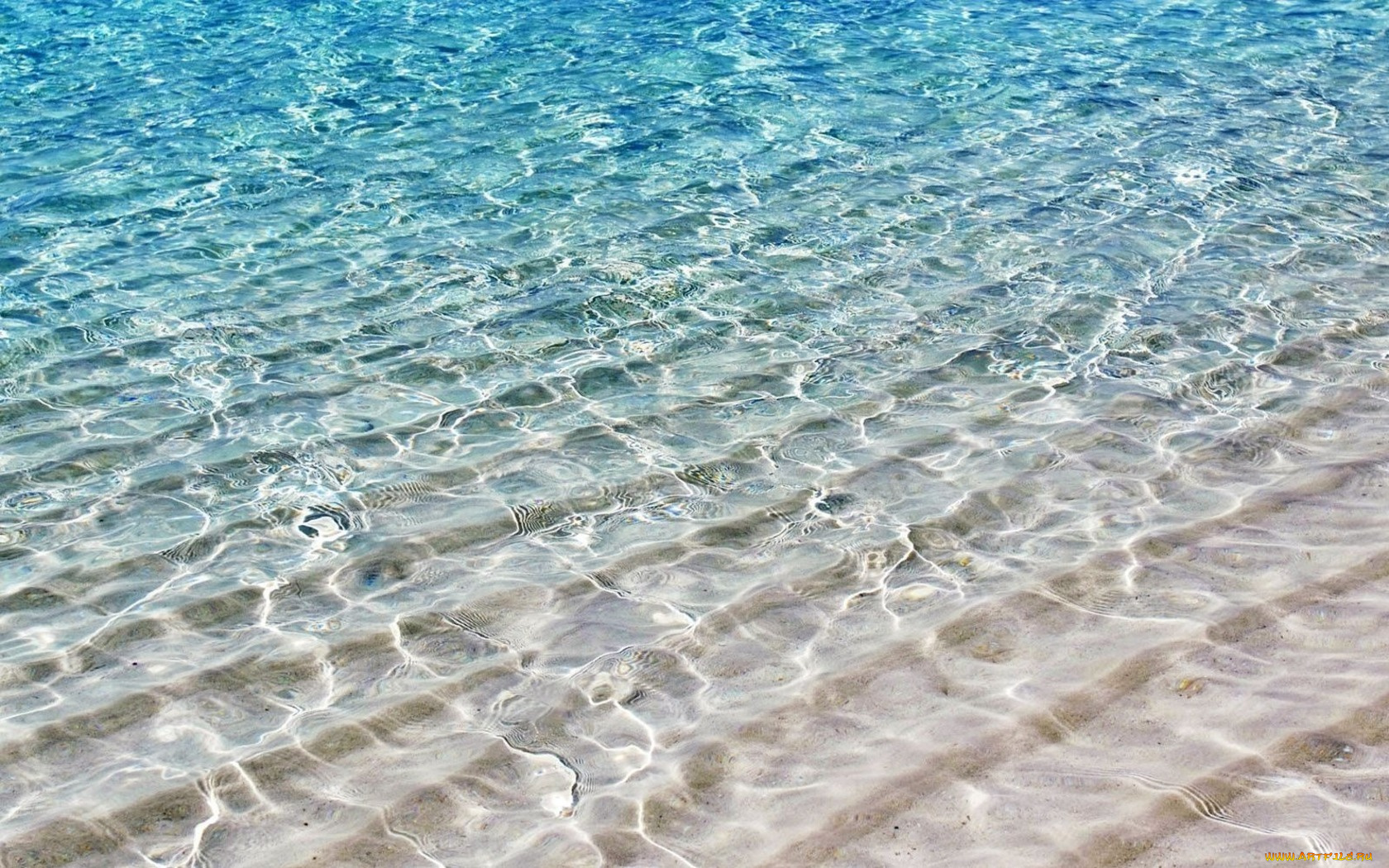 природа, моря, океаны, дно, песок, зыбь, море, прозрачное