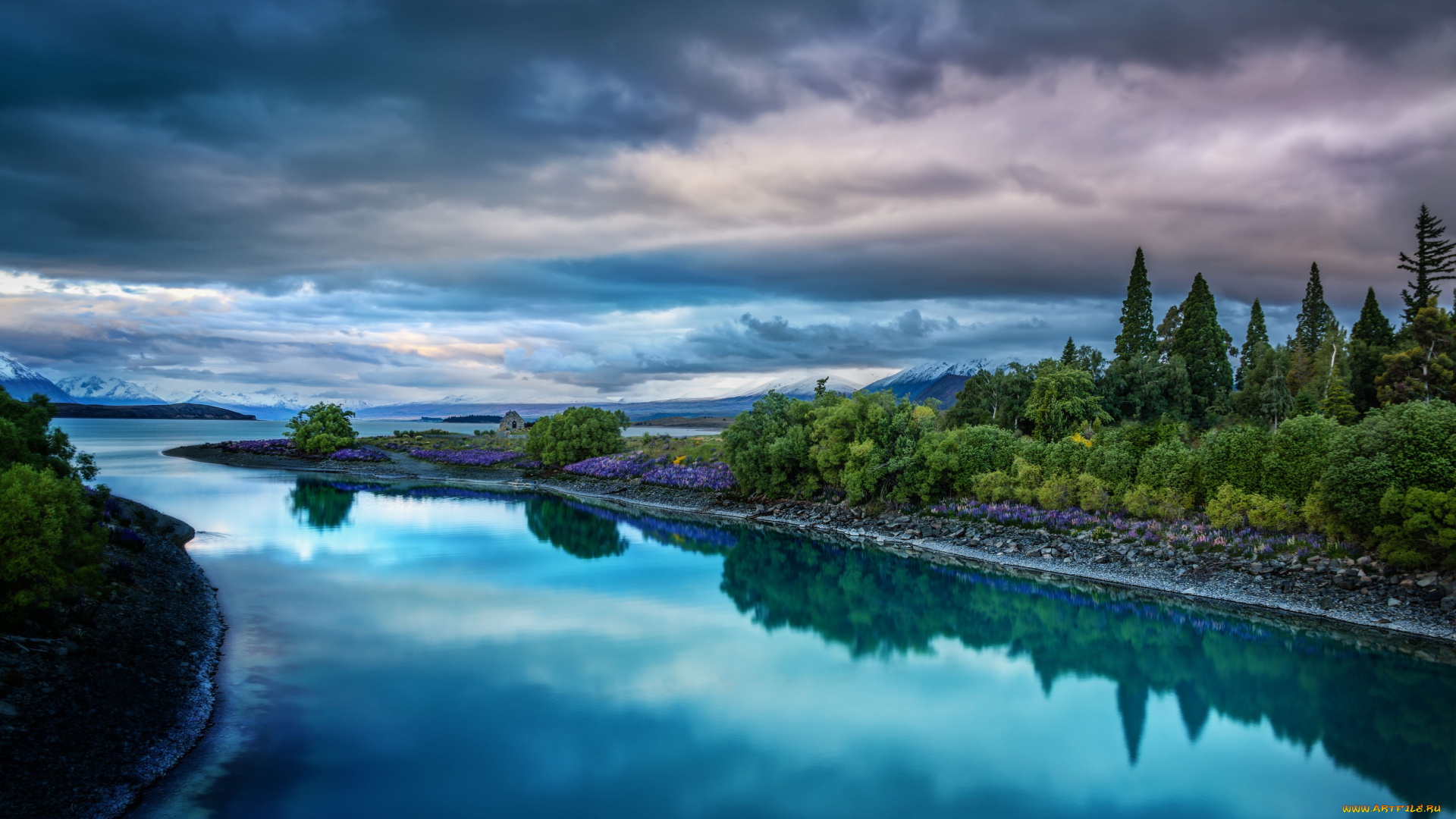 lake, tekapo, new, zealand, природа, реки, озера, озеро, текапо, новая, зеландия, отражение, пейзаж