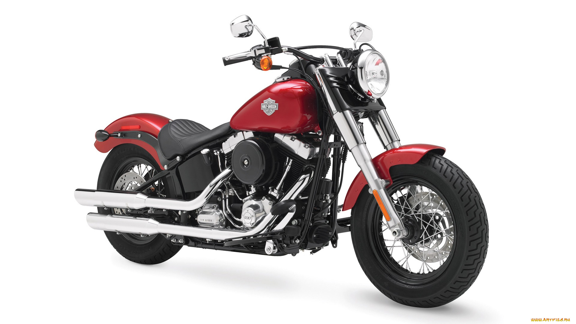 мотоциклы, harley-davidson, slim, 2012, softail