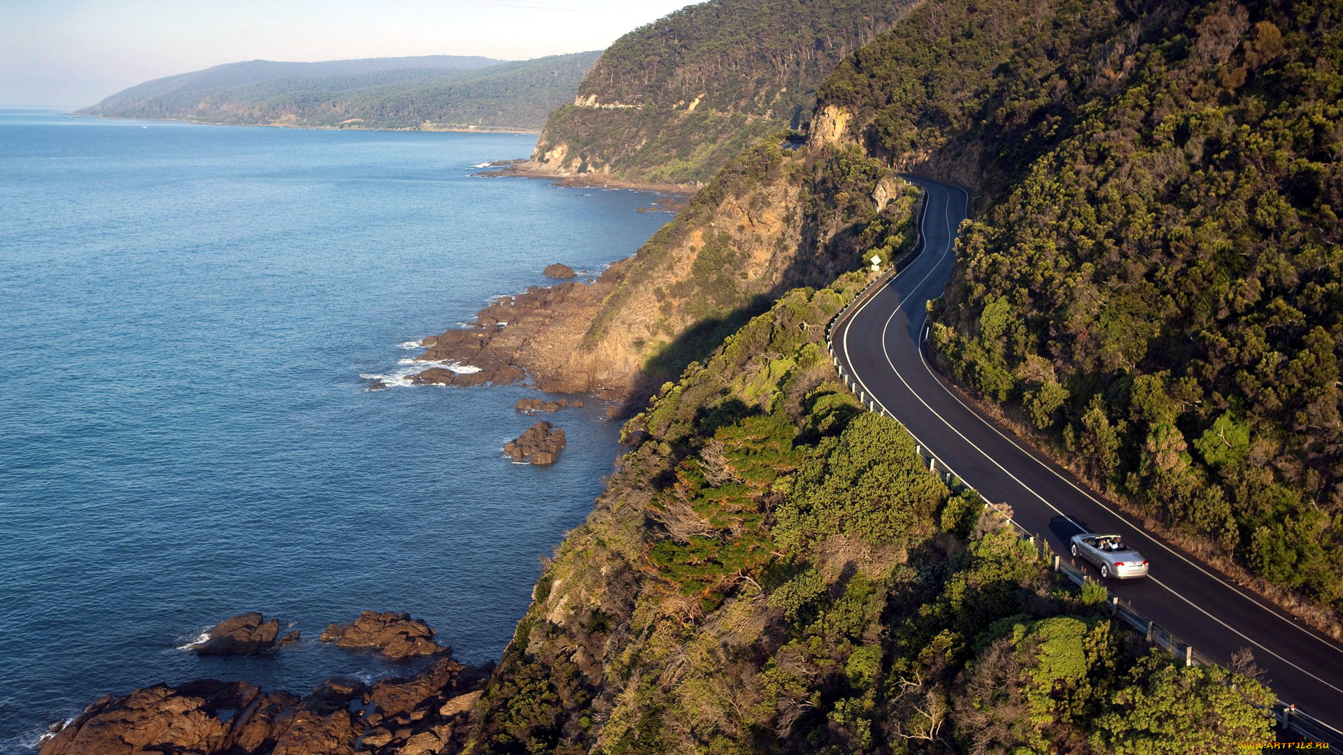 great, ocean, road, australia, природа, дороги, great, ocean, road