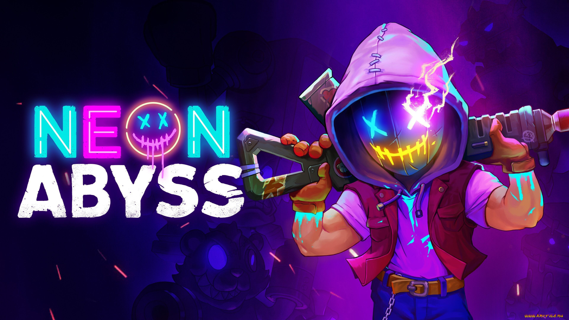 neon, abyss, видео, игры, neon, abyss