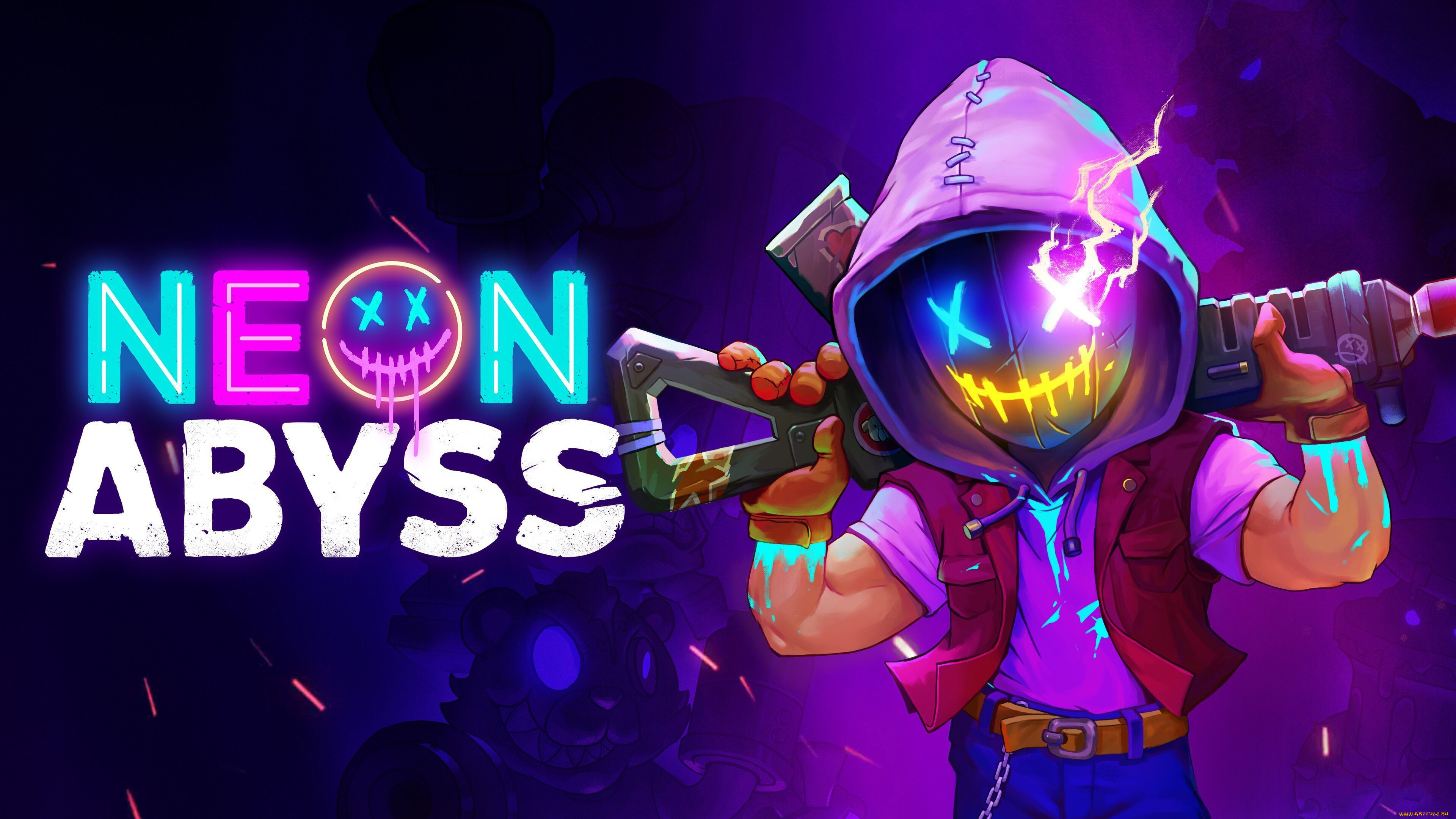 neon, abyss, видео, игры, neon, abyss