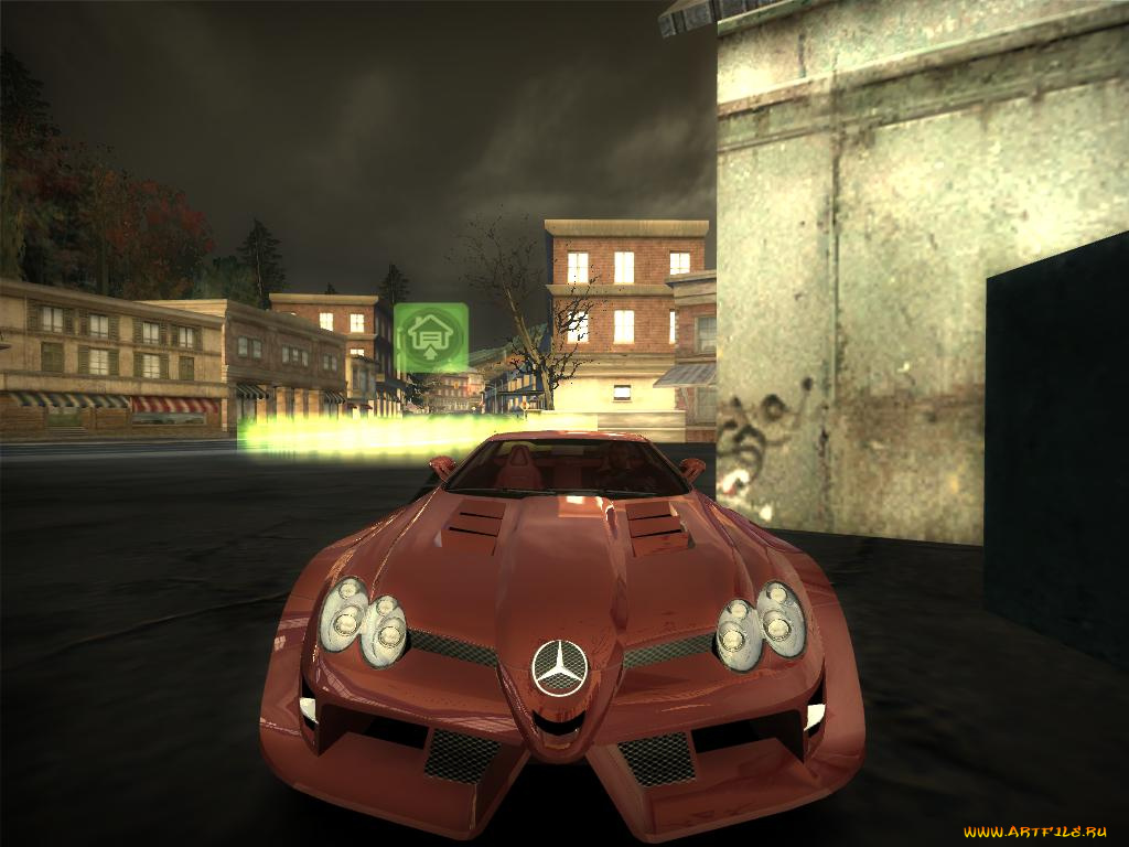 mercedes, benz, slr, видео, игры, need, for, speed, most, wanted