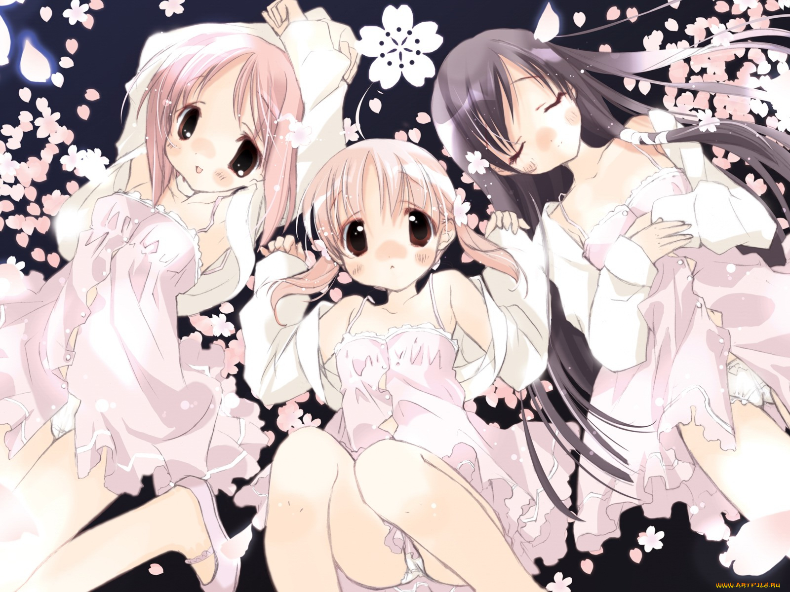 sakura, musubi, аниме, naru, nanao