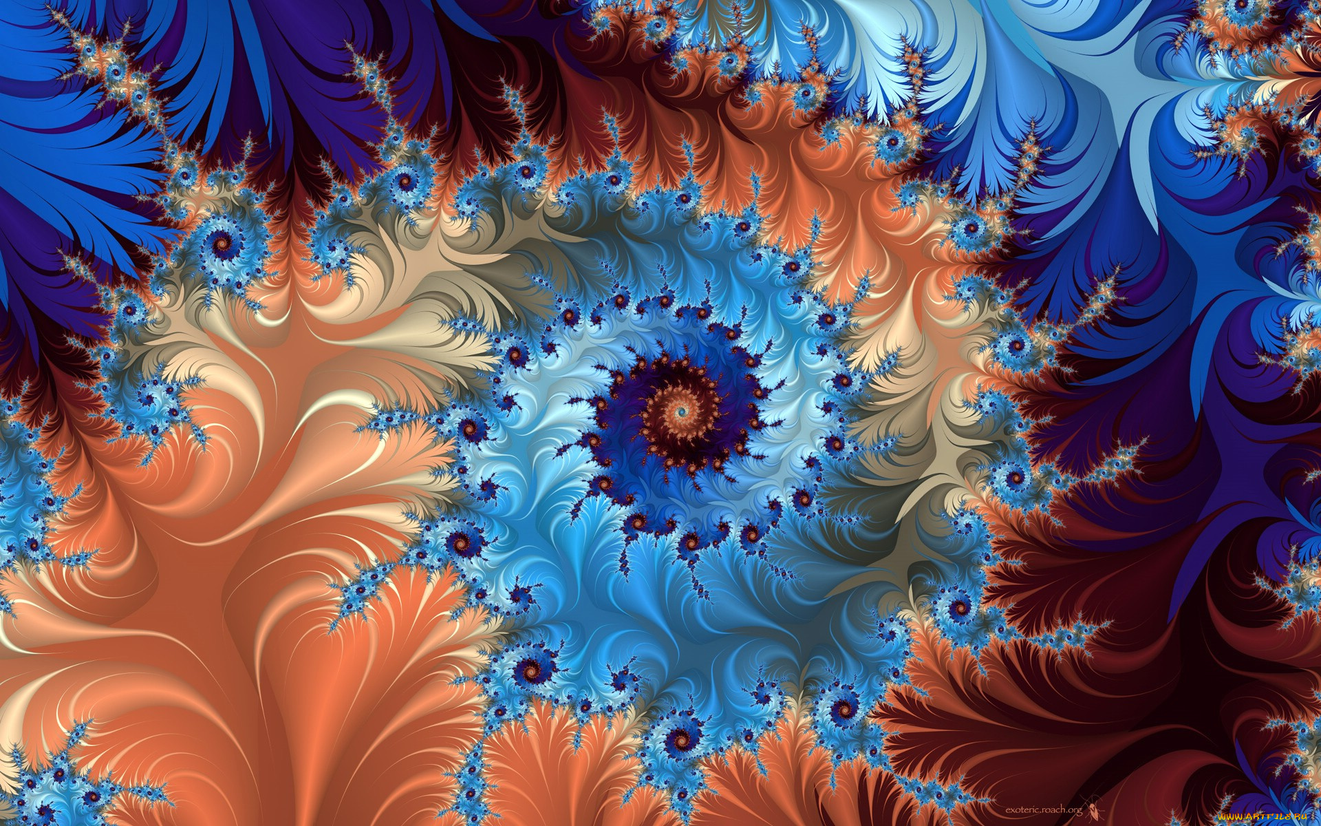 3д, графика, fractal, фракталы