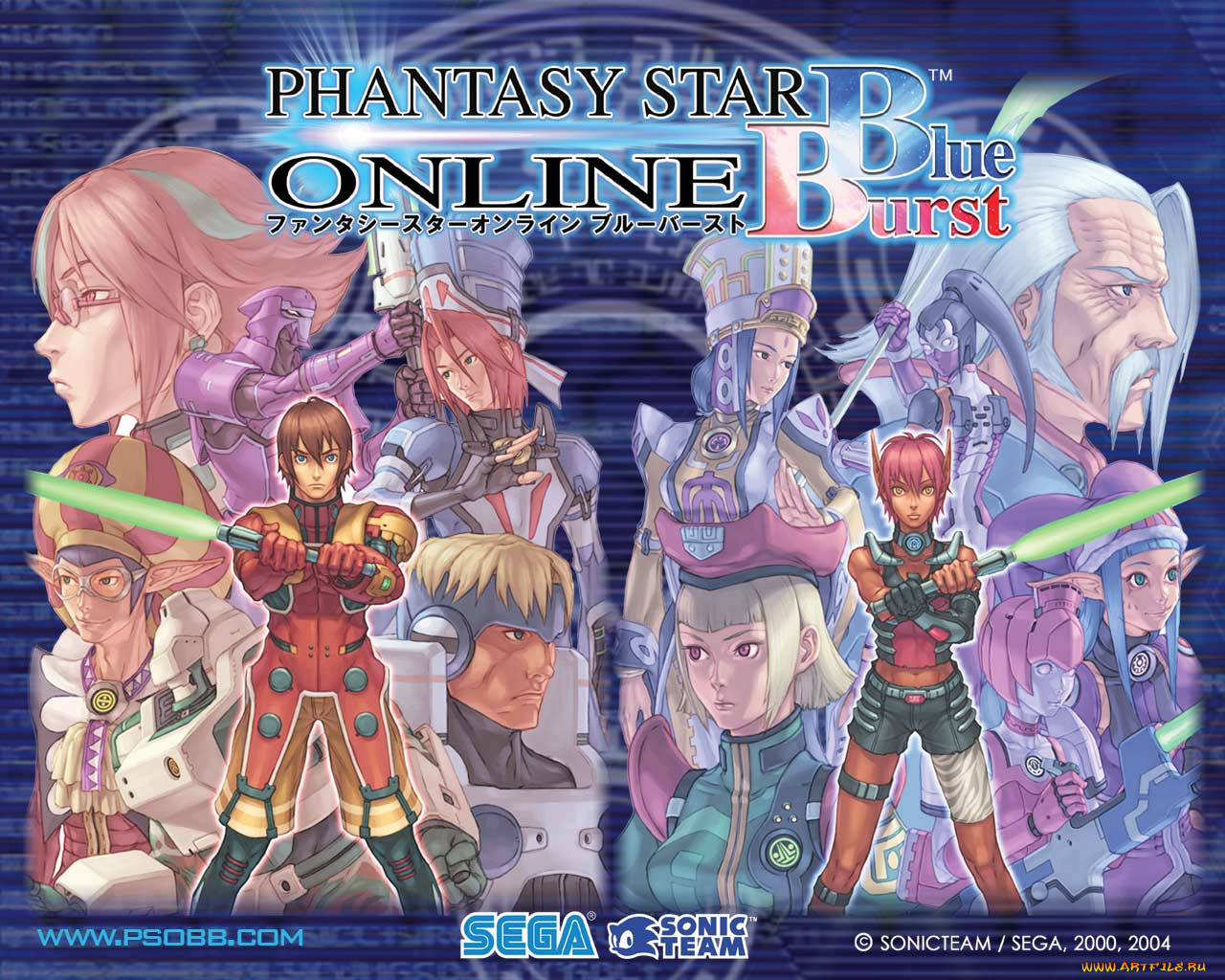 phantasy, star, online, blue, burst, видео, игры