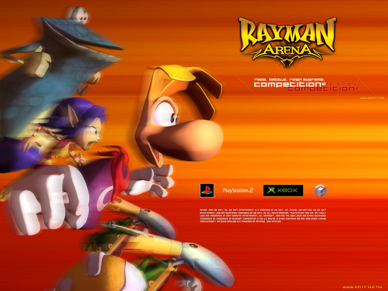 rayman, arena, видео, игры