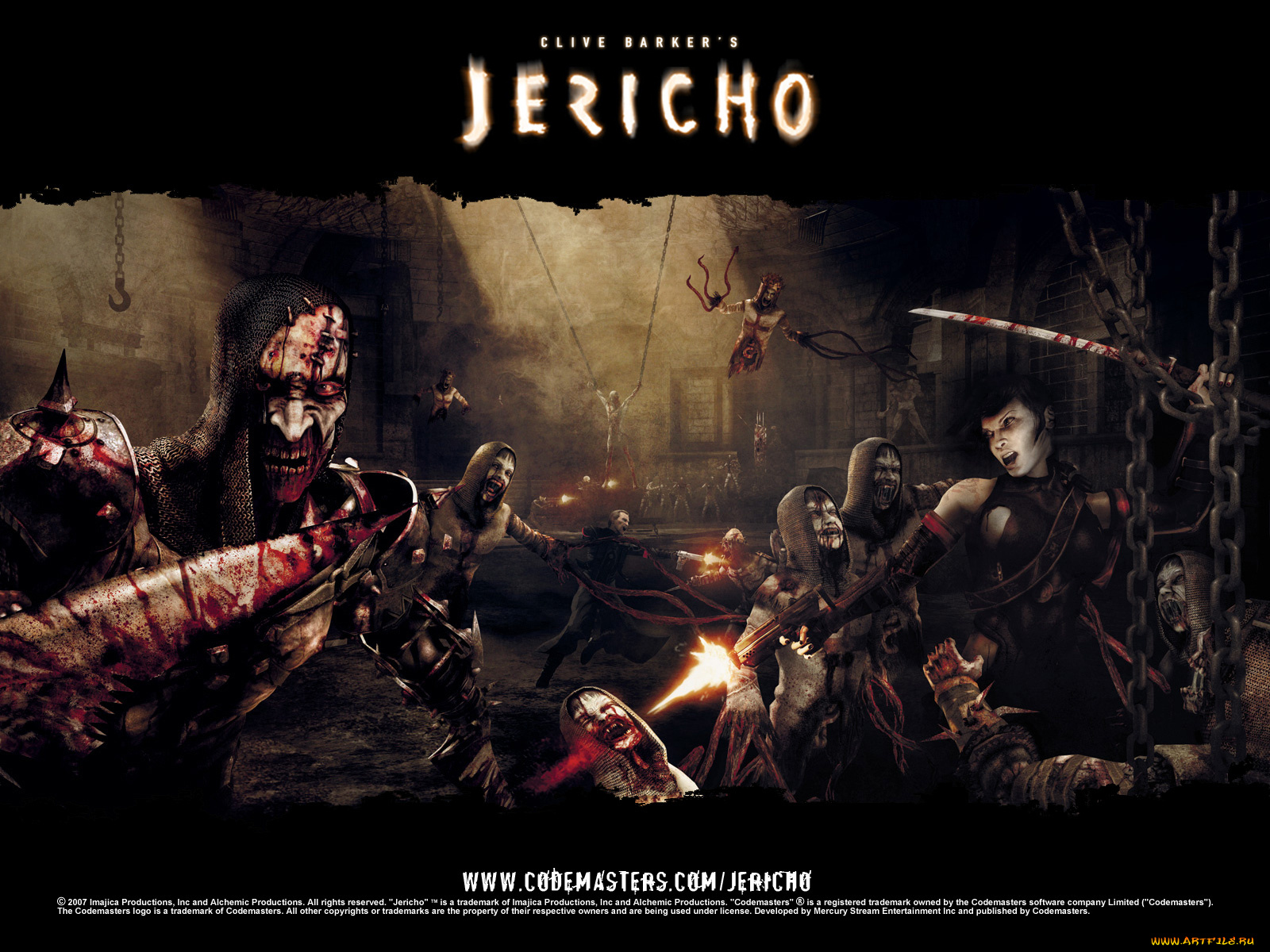 jericho, видео, игры, clive, barker`s